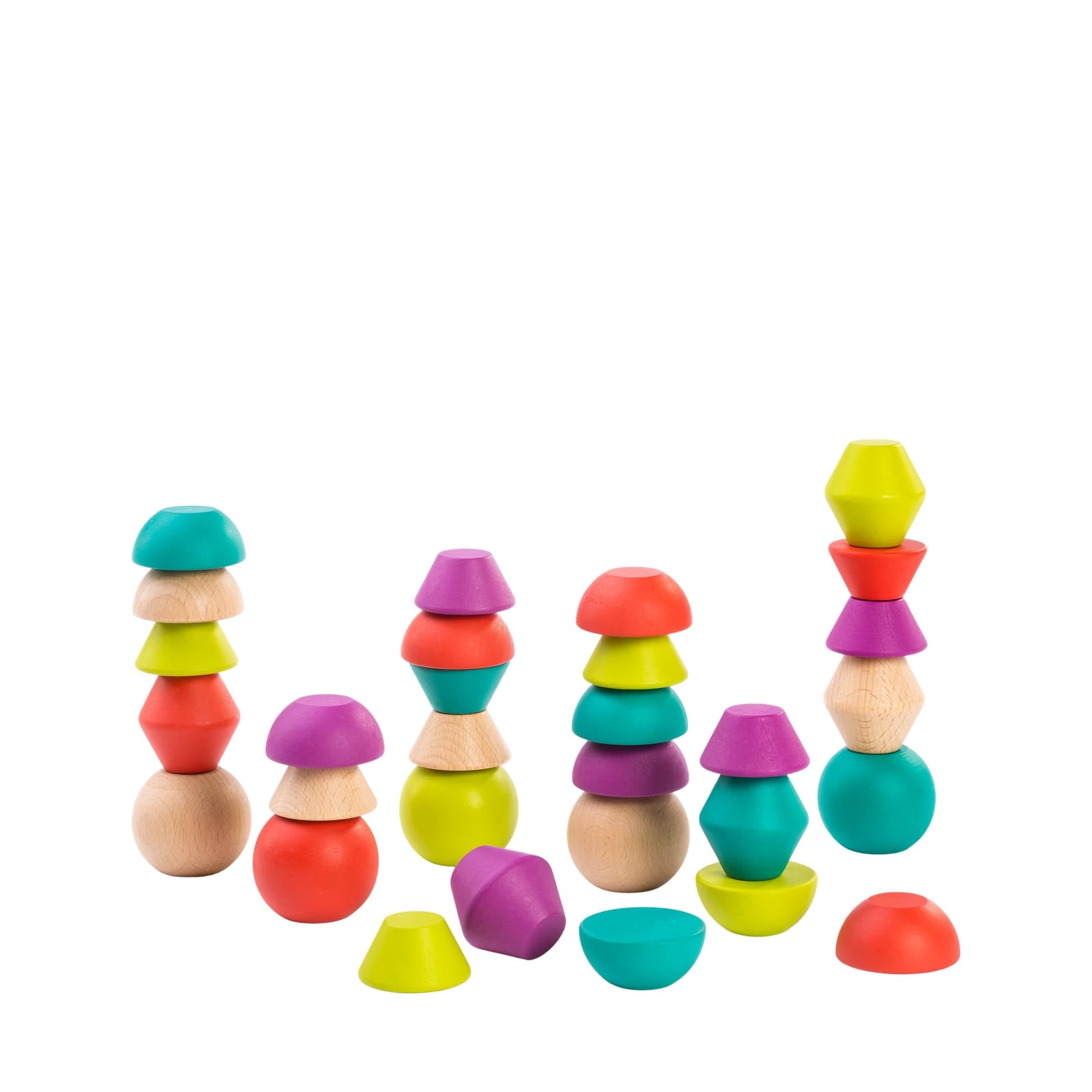 Wooden Stacking Towering Beads