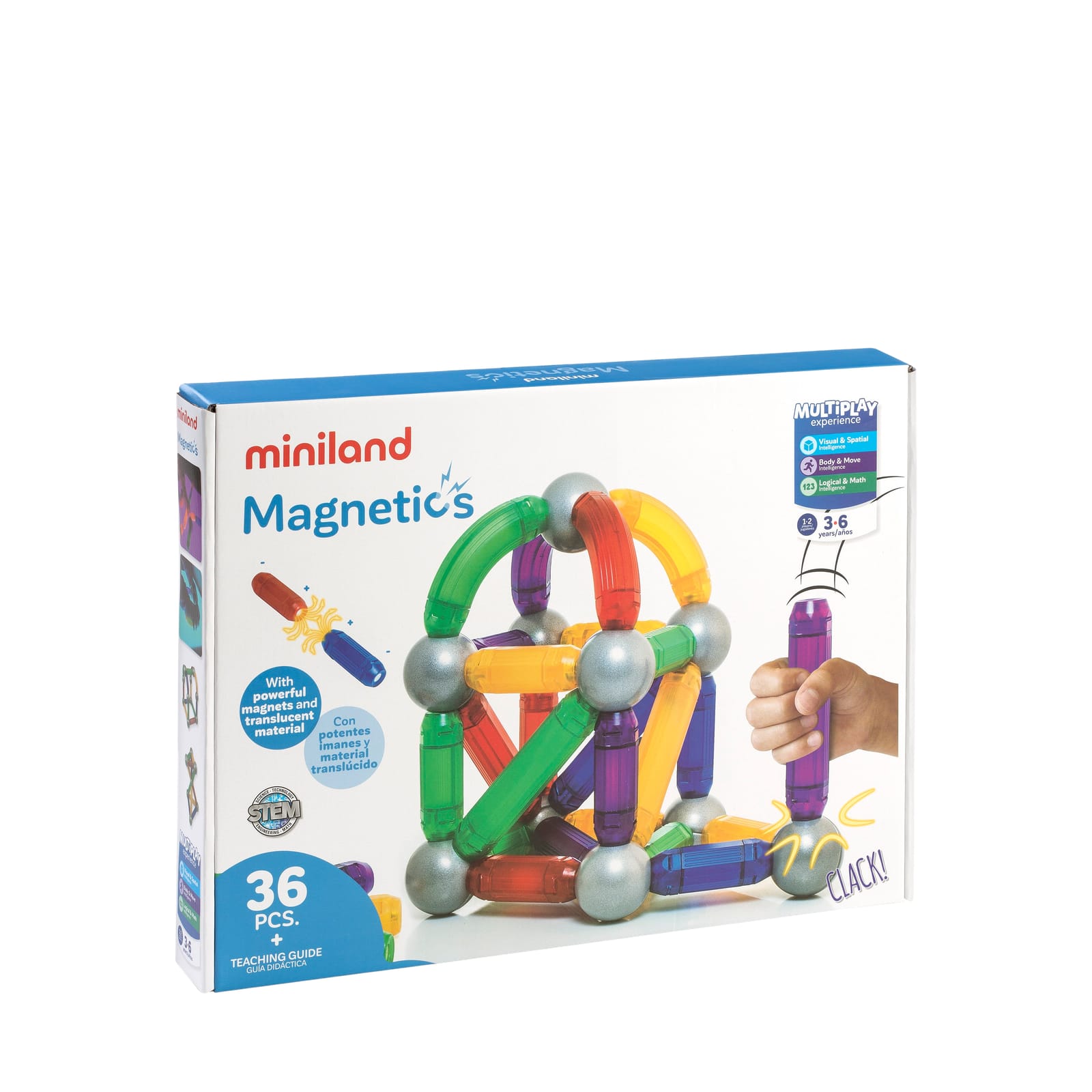 Magnetics Tubes and Balls - 36 Pieces