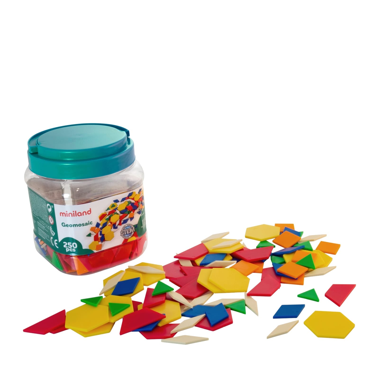 Learn Shapes - Geomosaic - 250 Pieces