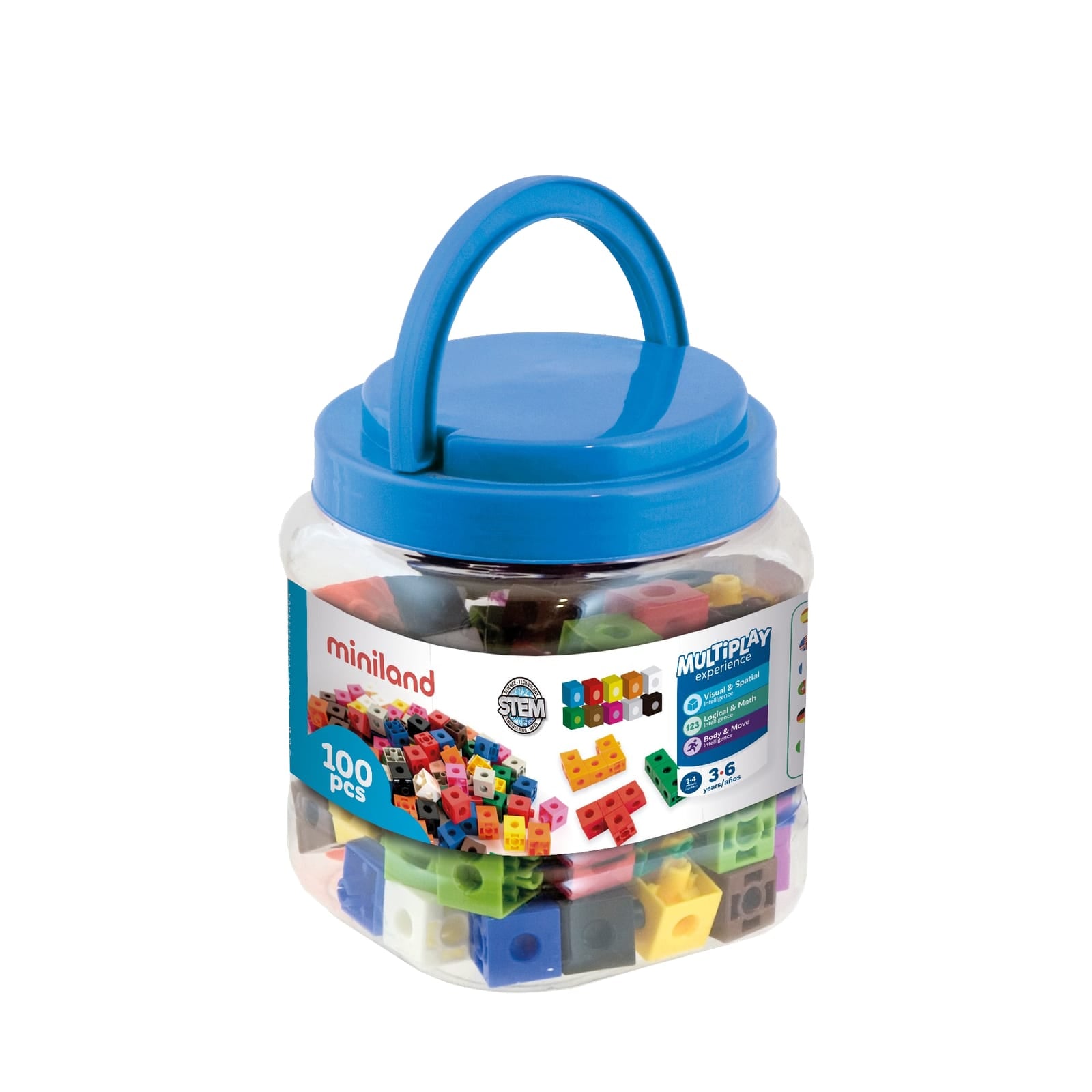 Activity Cubes 2cm - 100 Pieces