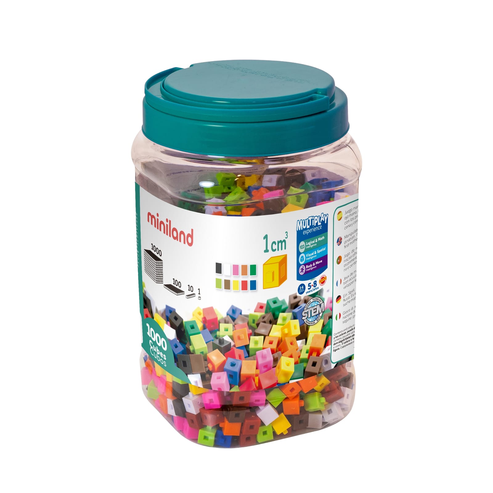 Activity Cubes 1cm - 1000 Pieces