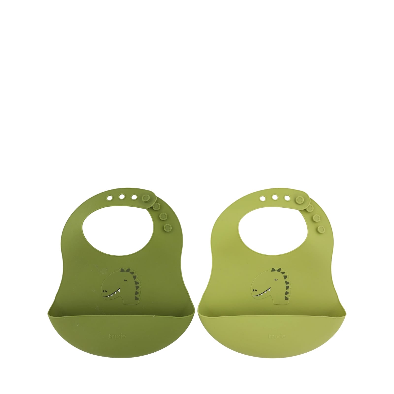 Silicone Bib 2-Pack - Mr Dino