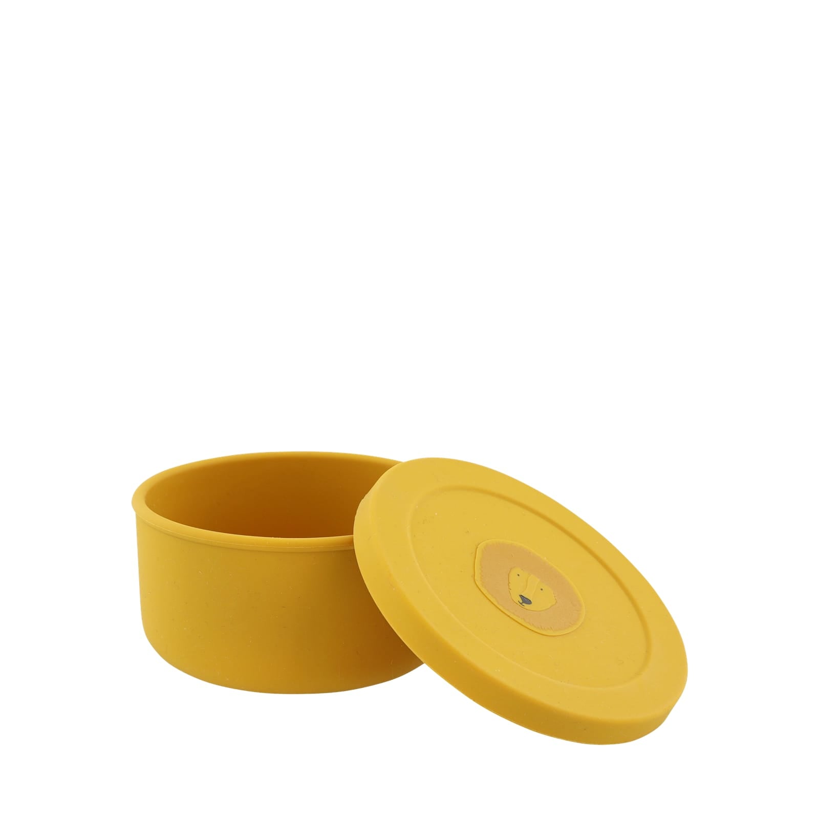 Silicone Snack Pot with Lid - Mr Lion