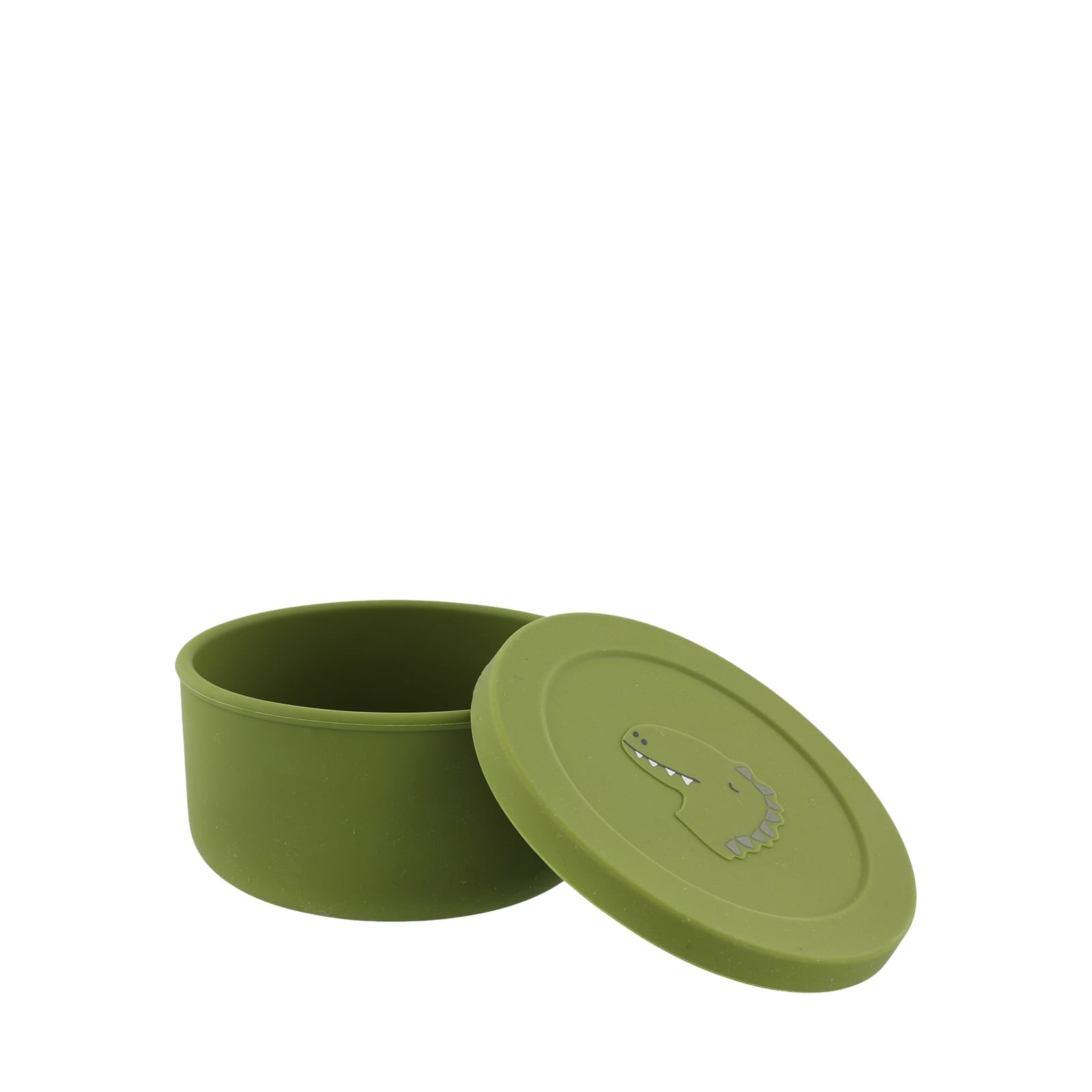 Silicone Snack Pot with Lid - Mr Dino