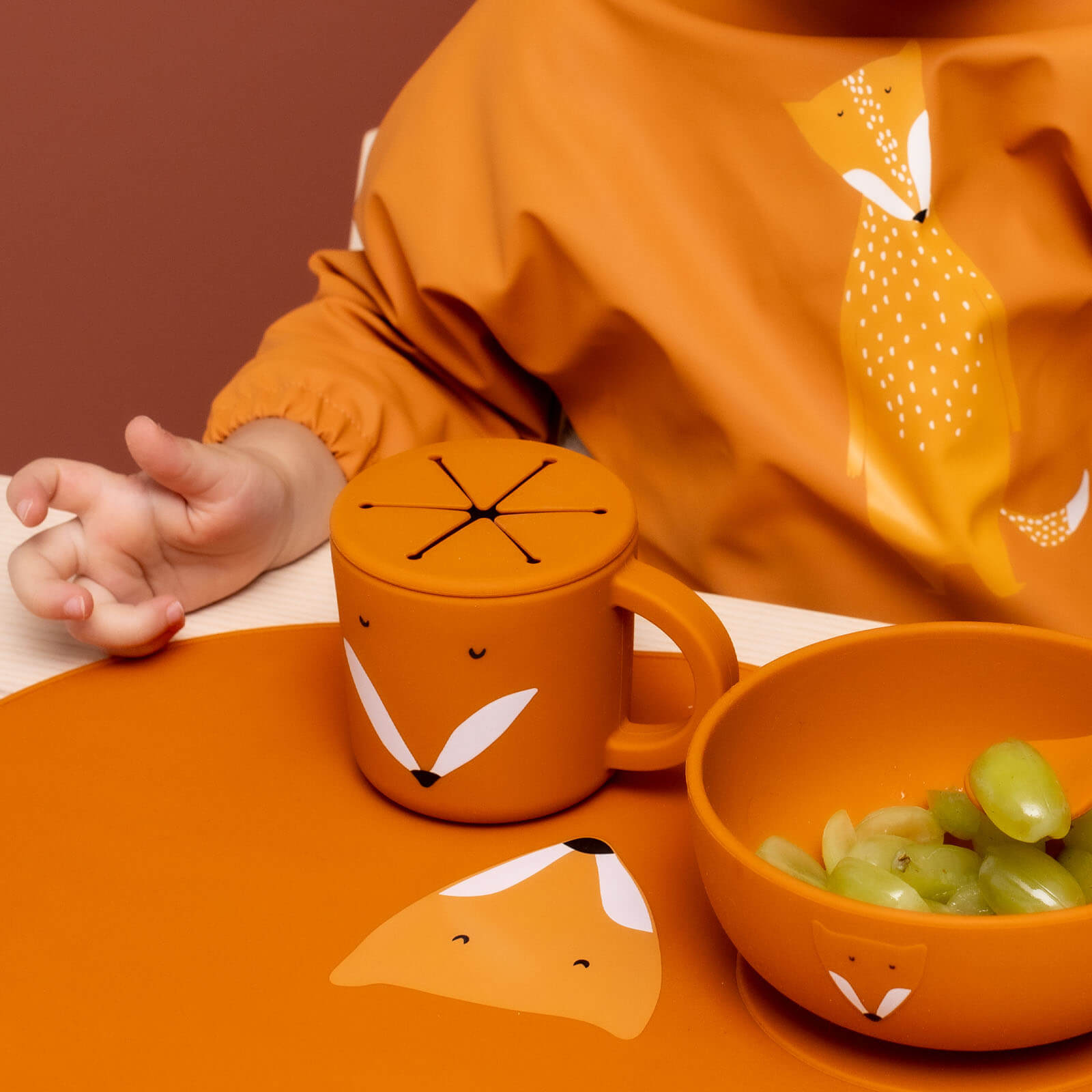 Silicone Snack Cup - Mr Fox