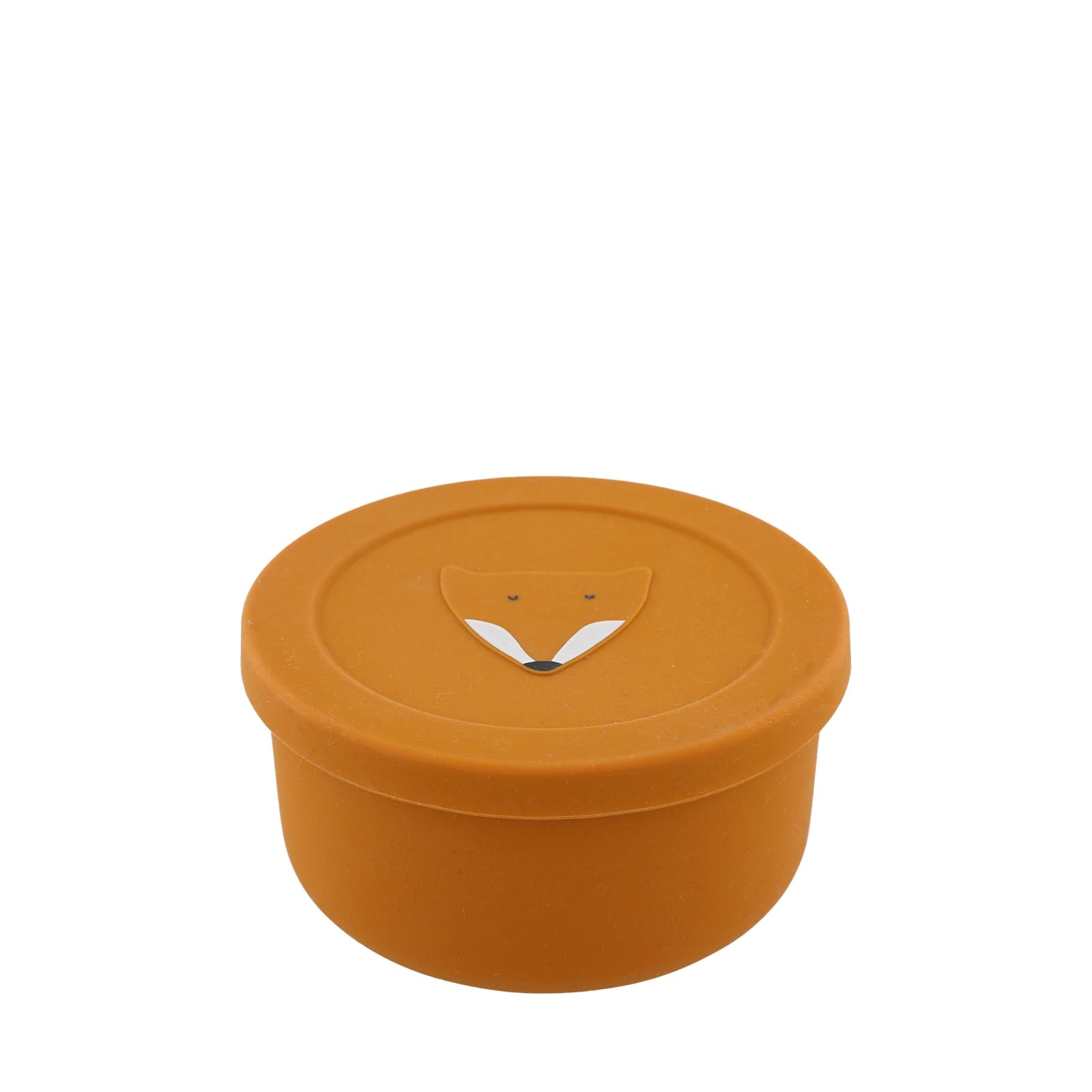 Silicone Snack Pot with Lid - Mr Fox