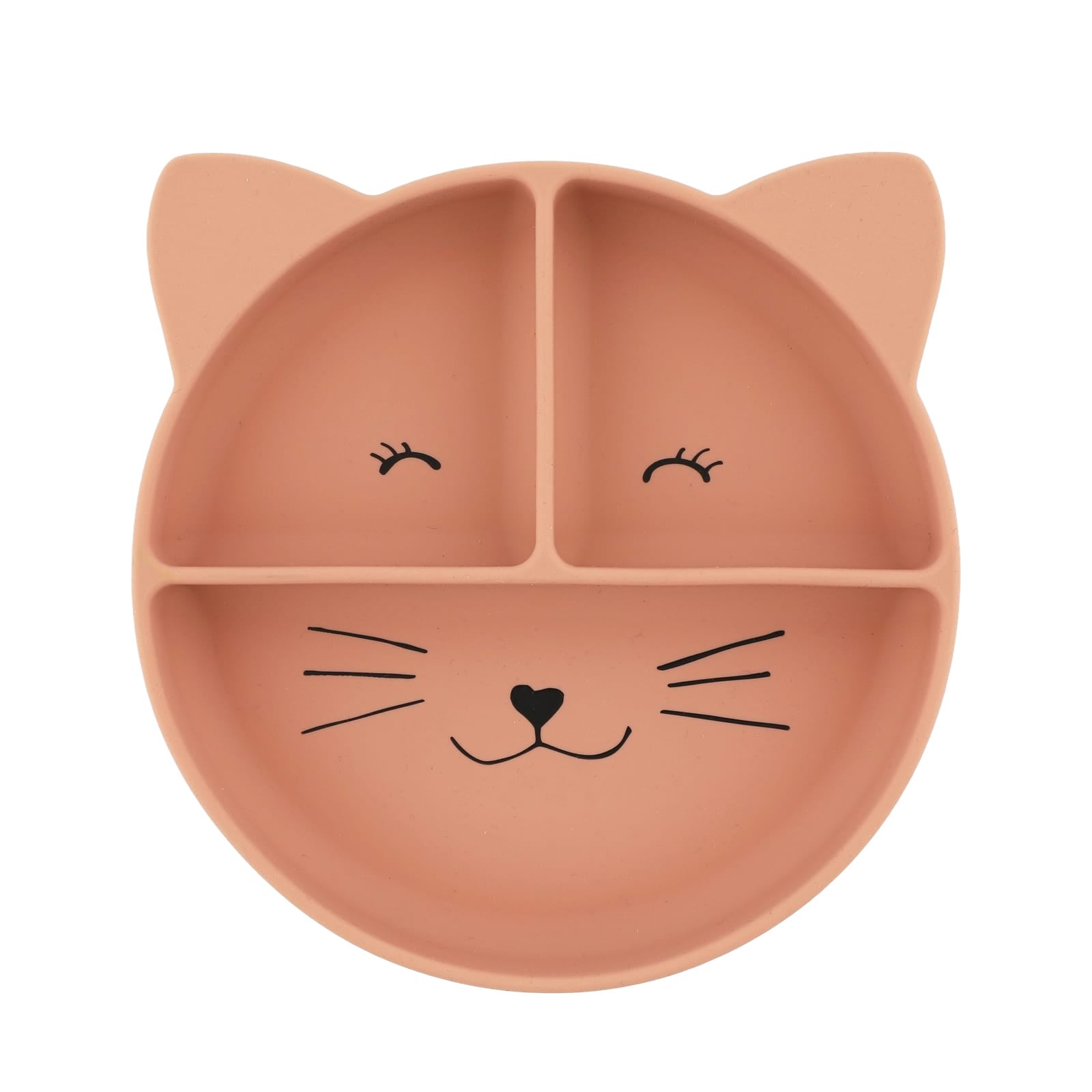 Silicone Divided Suction Plate - Mrs Cat