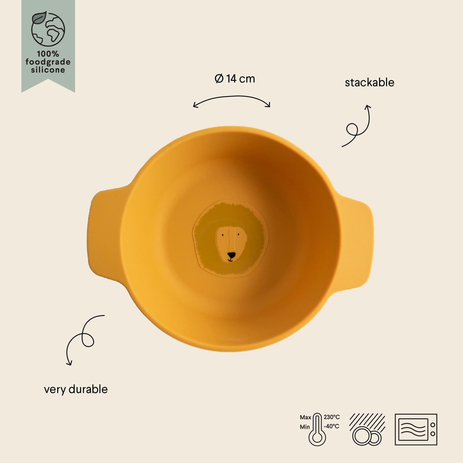 Silicone Bowl - Mr Lion