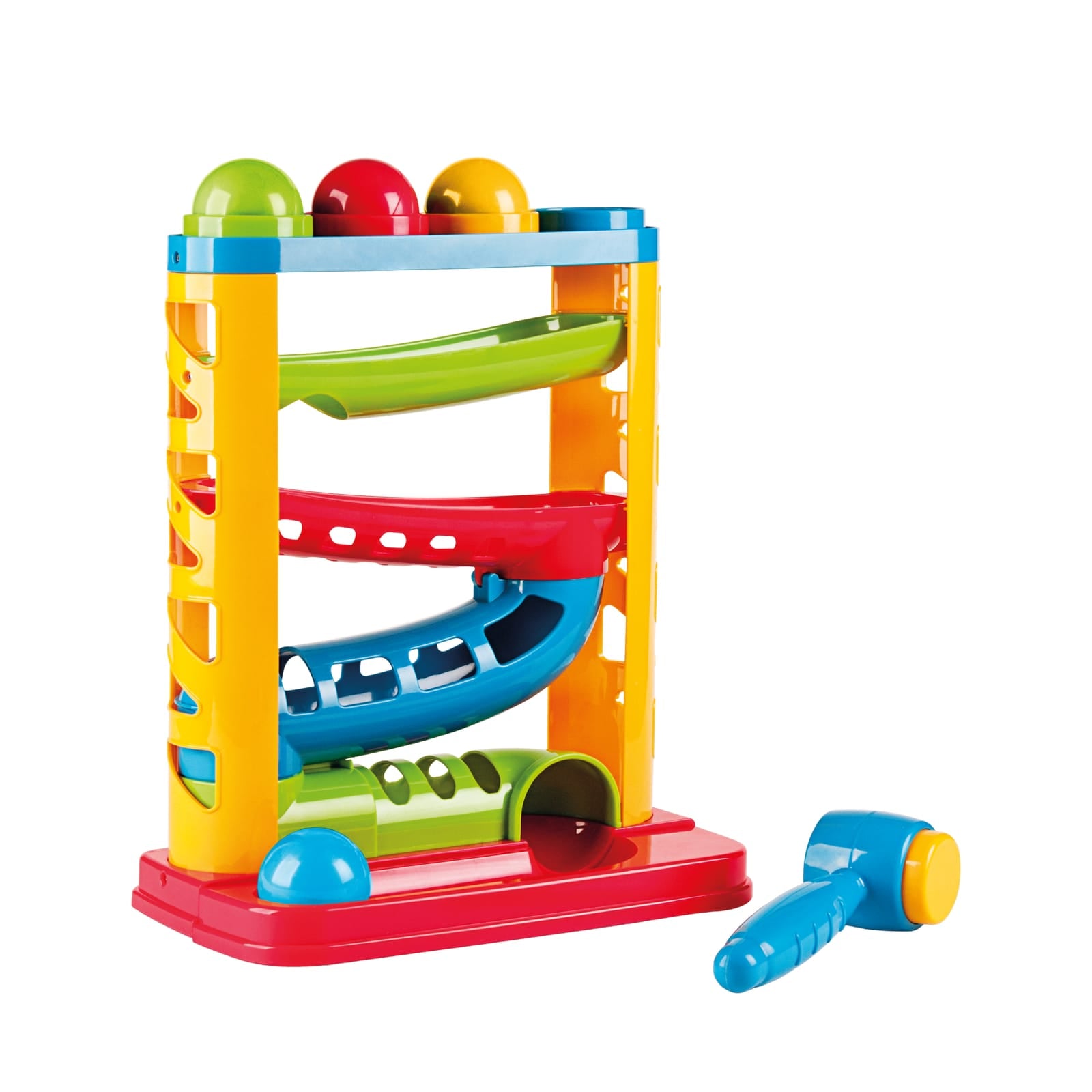Hape Tobogán De Madera Con Bola Deslizante – Juguete De Jungla En Forma De Árbol Para Bebés De 12 Meses