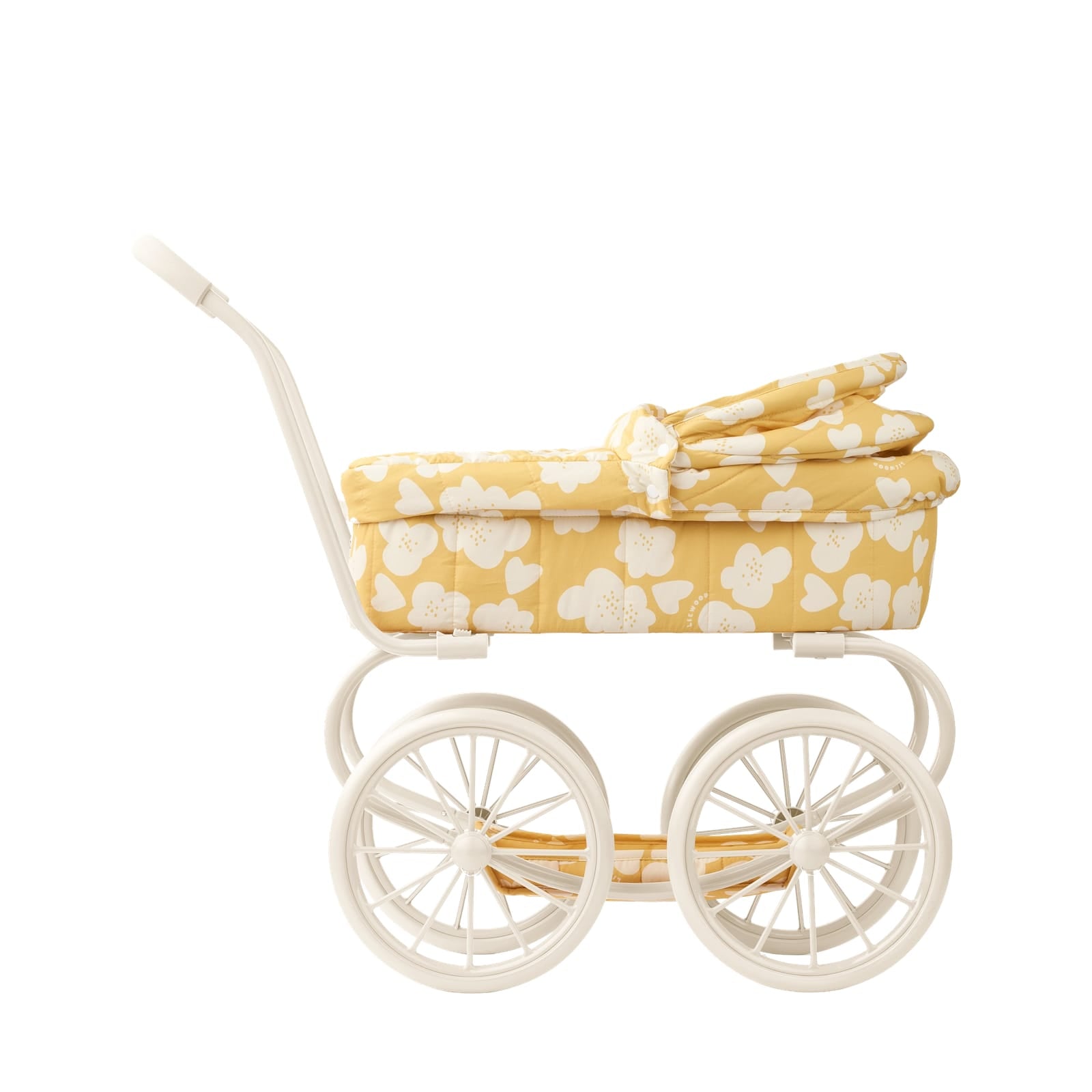 Adaline Doll Pram - Flower Lemon Yellow