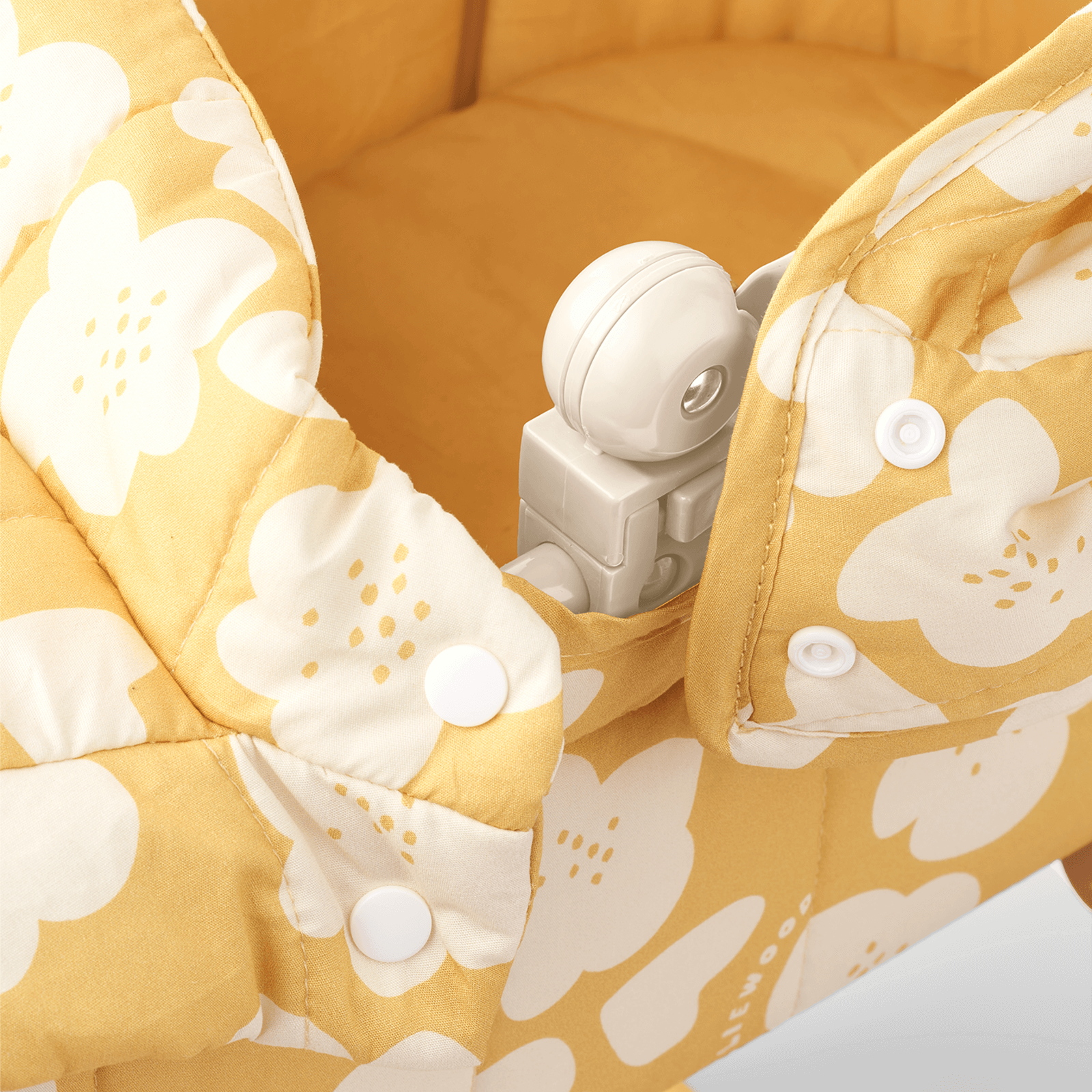 Adaline Doll Pram - Flower Lemon Yellow
