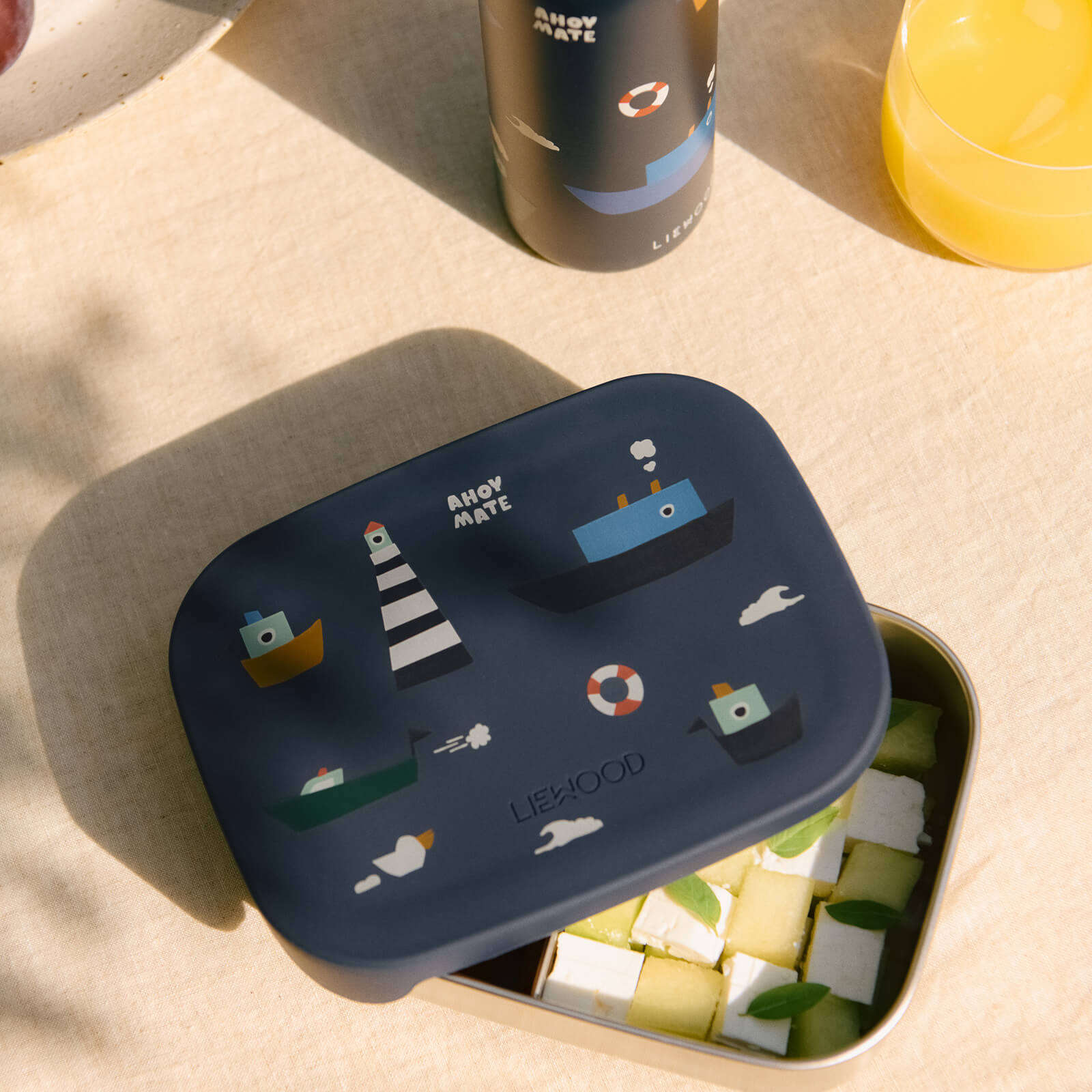 Arthur Printed Lunchbox - Sailing Classic Navy