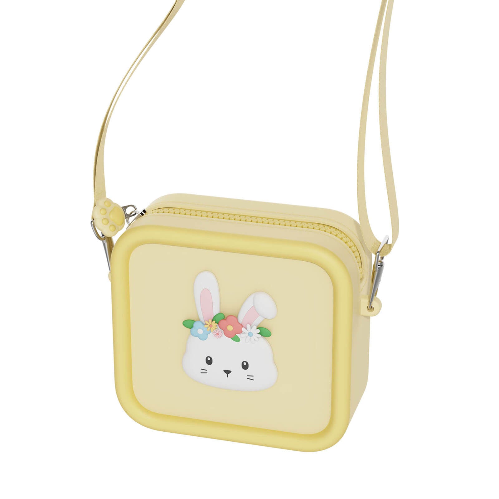 Silicone Bag - Rabbit Flower