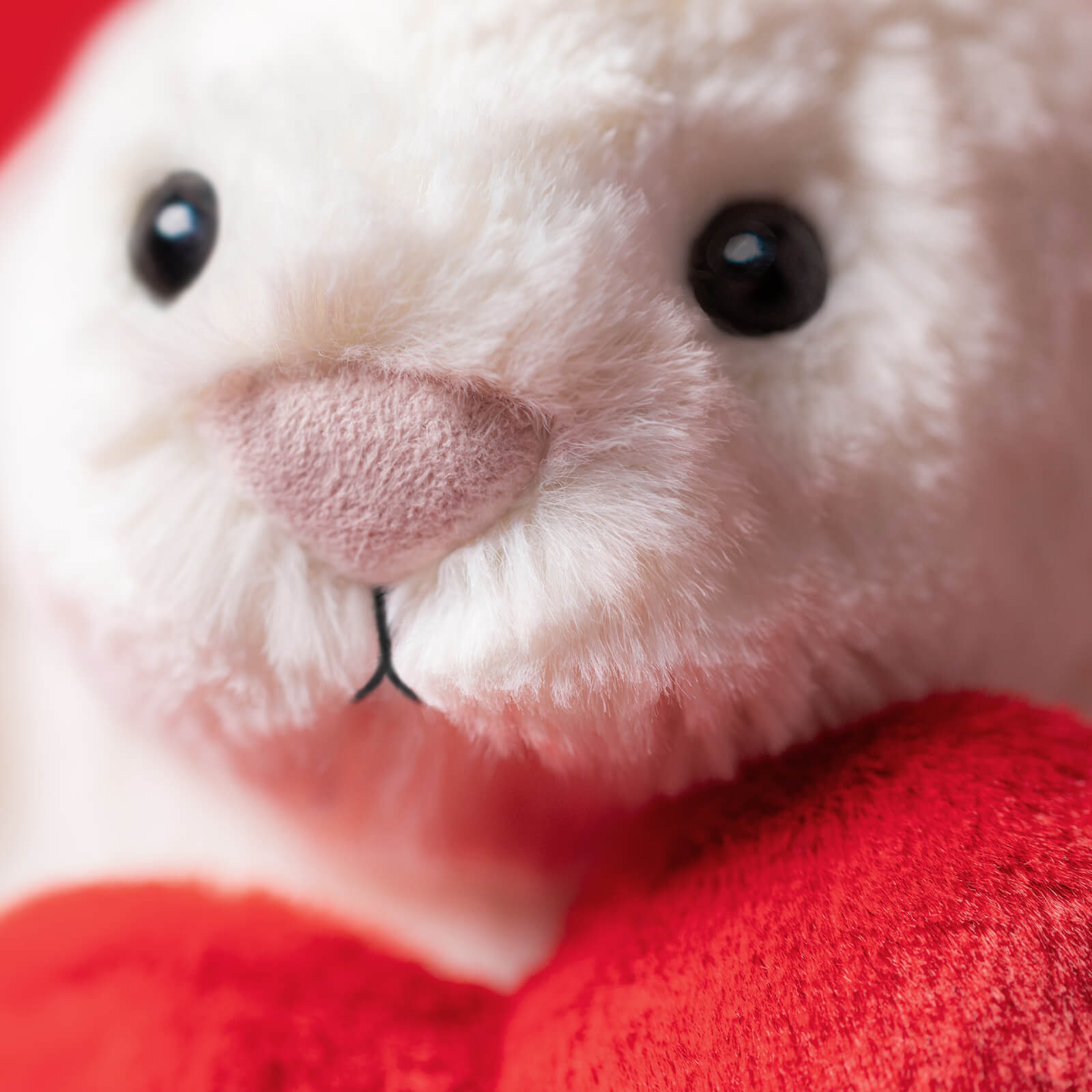 Original Bashful Bunny Red Love Heart