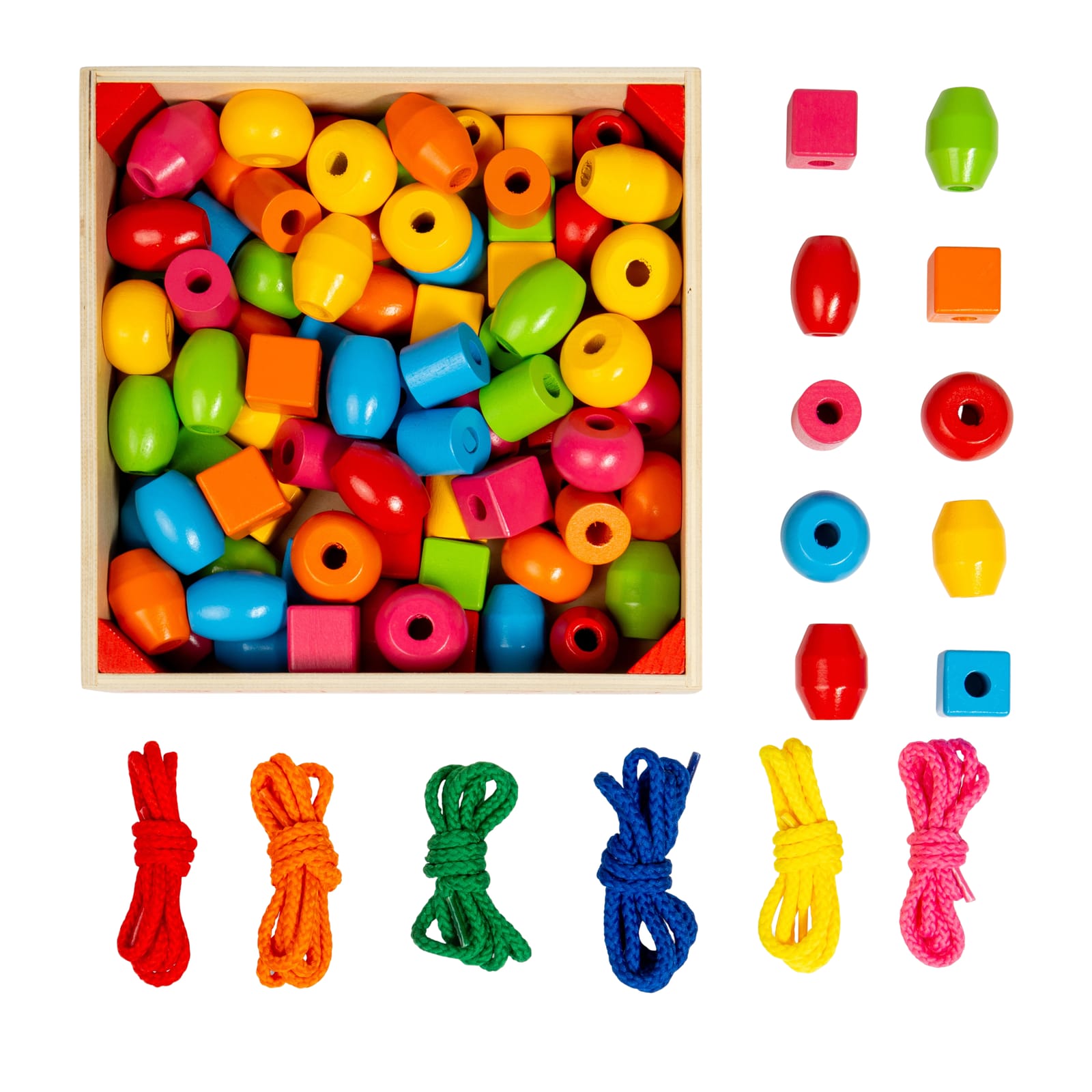 Crate of Lacing Beads Set