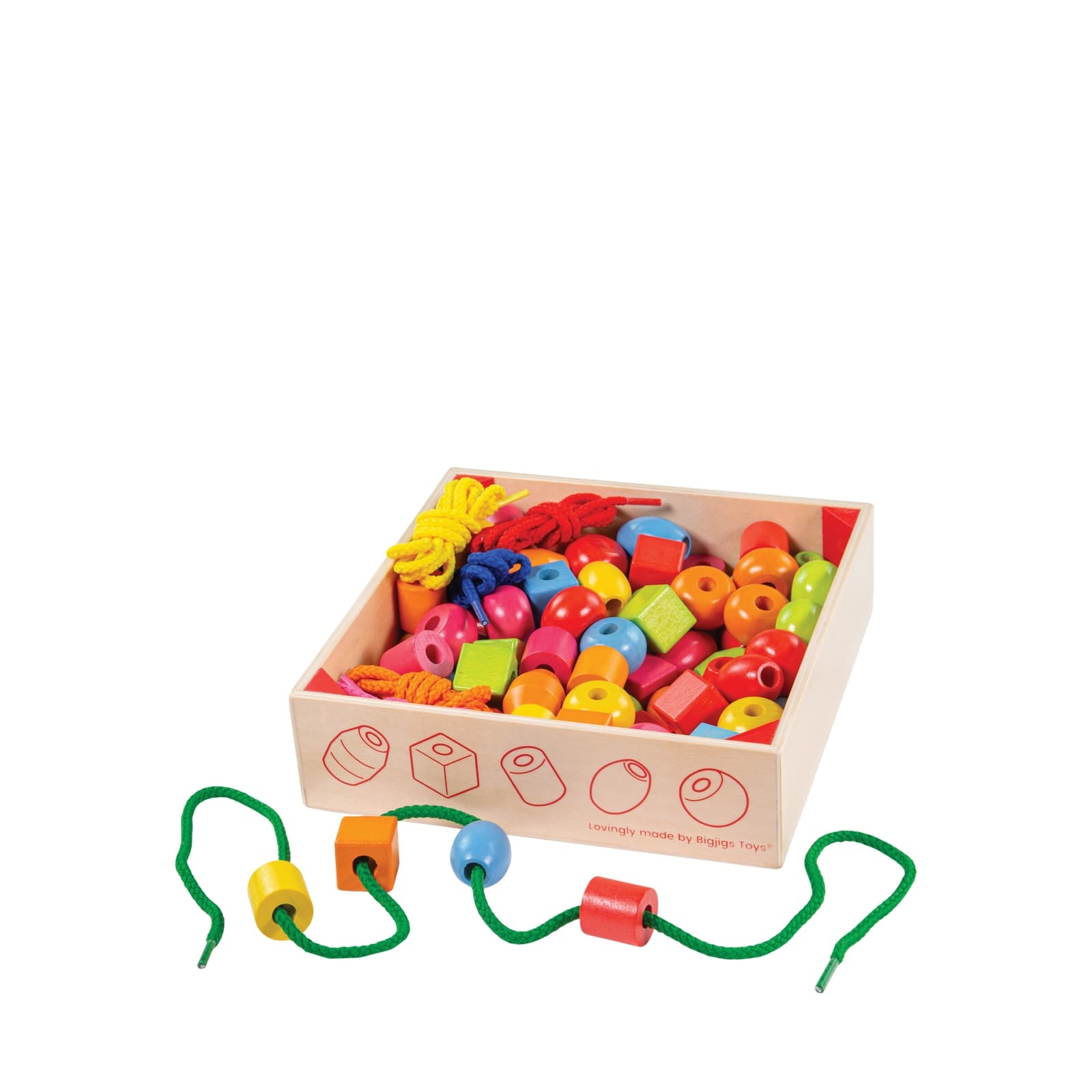 Crate of Lacing Beads Set