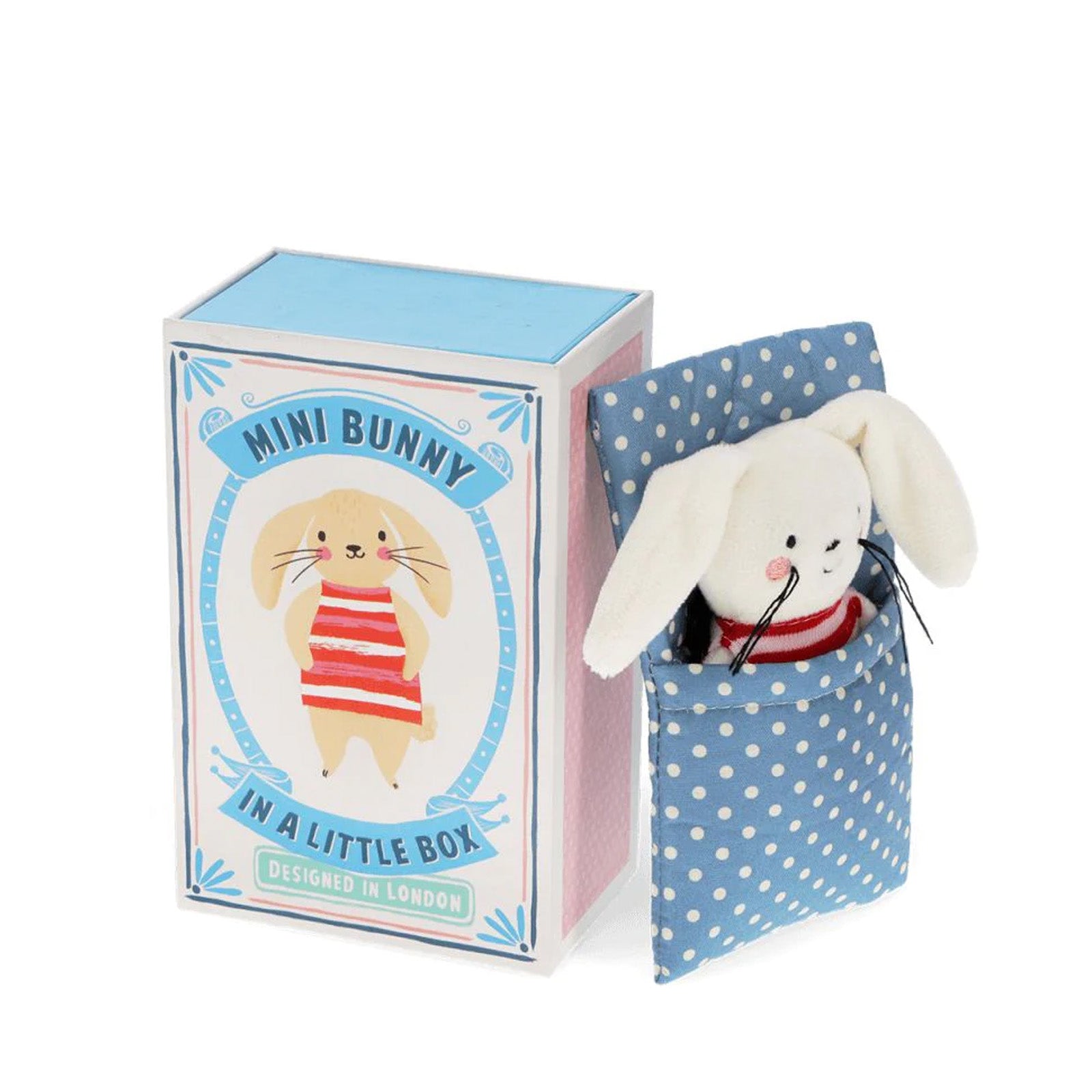 Soft Toy In a Little Box - Mini Bunny