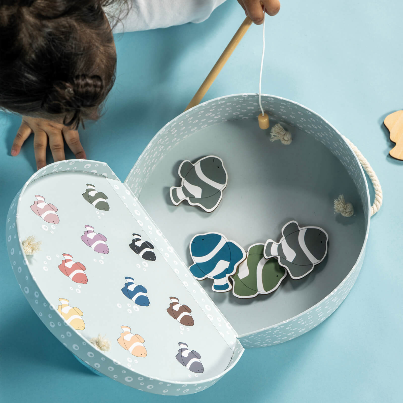 Magnetic Fishing Matching Memory Game