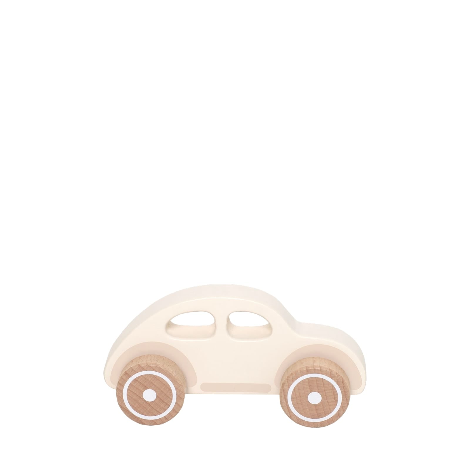 Wooden Push Retro Car