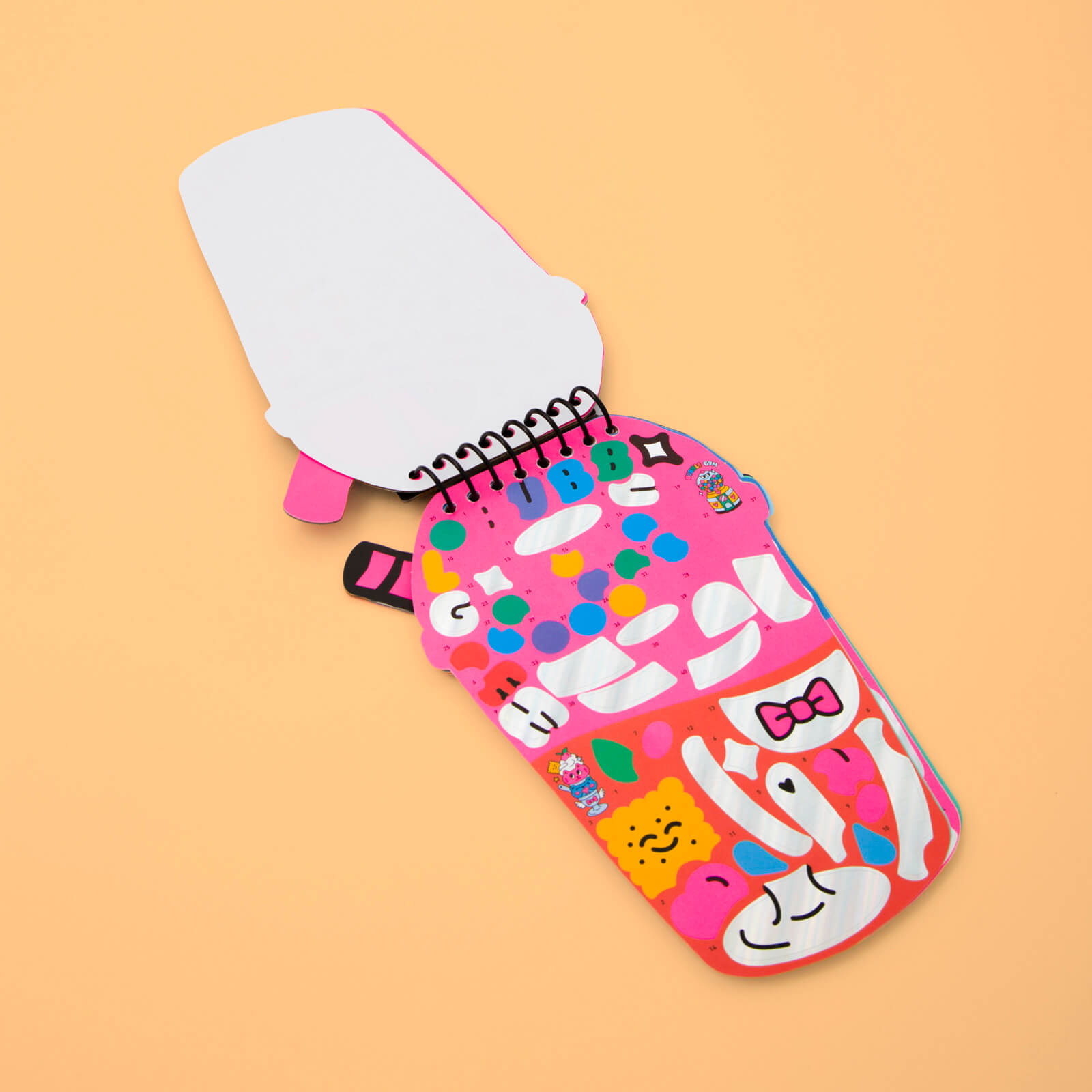 Sticker By Number Notebook - Bubble Tea