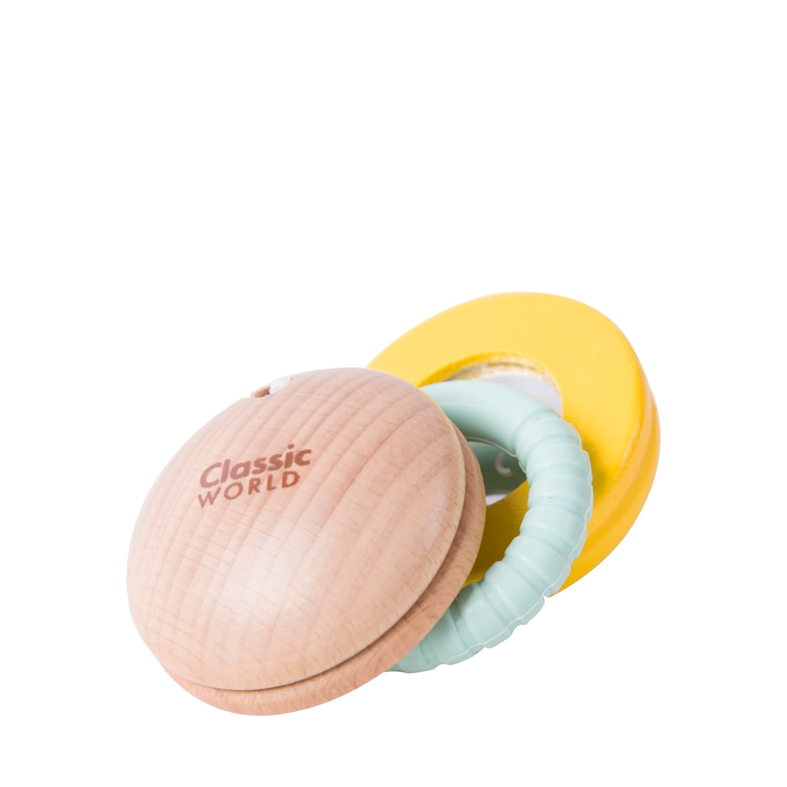 Macaroon Wooden Rattle