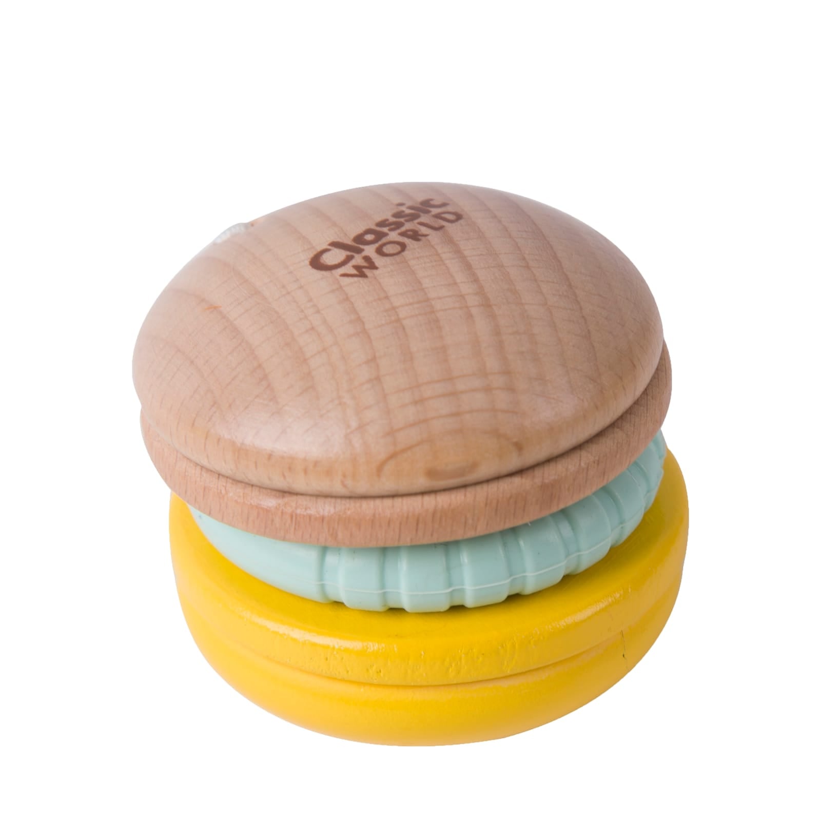 Macaroon Wooden Rattle