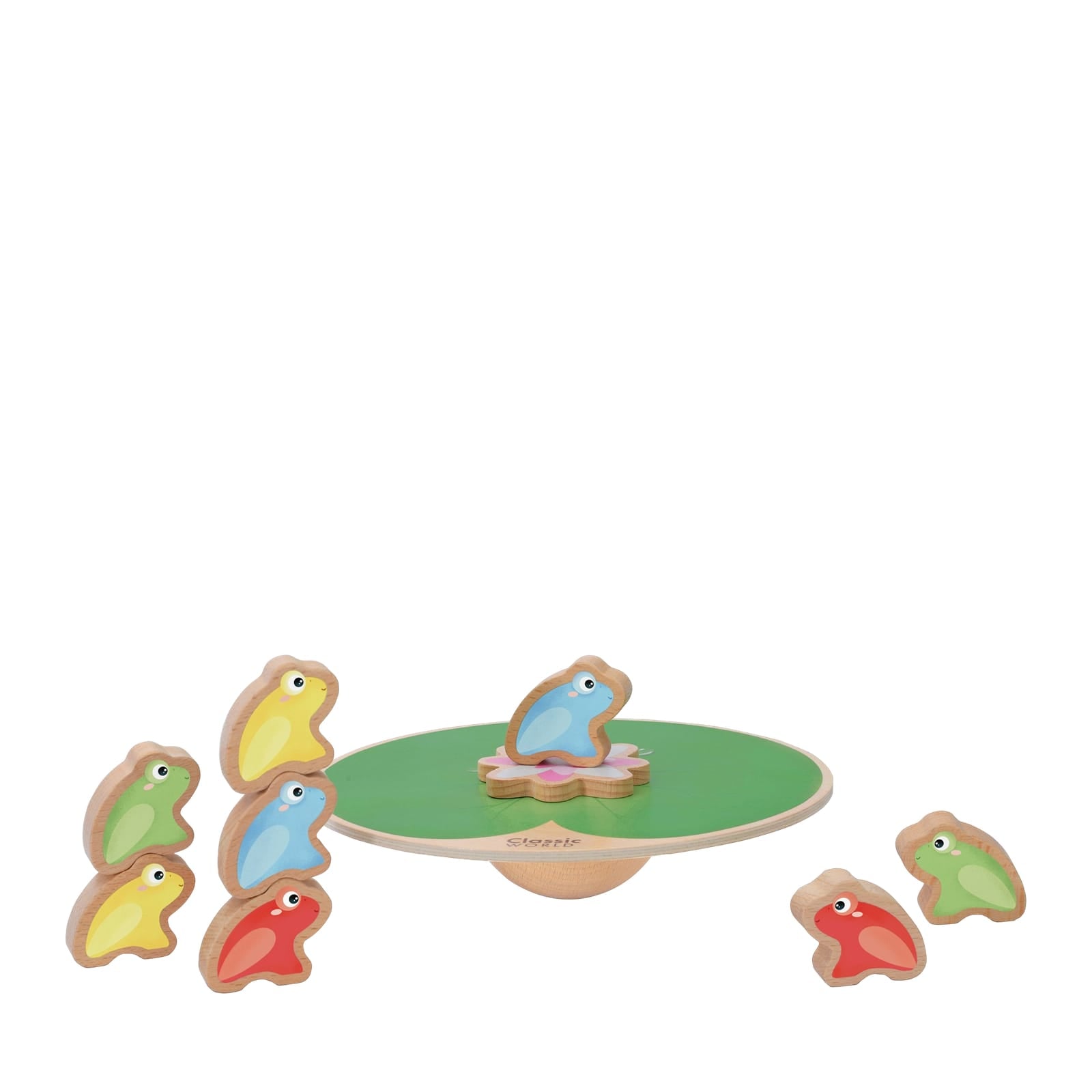 Balancing Frogs On Water Lily Game