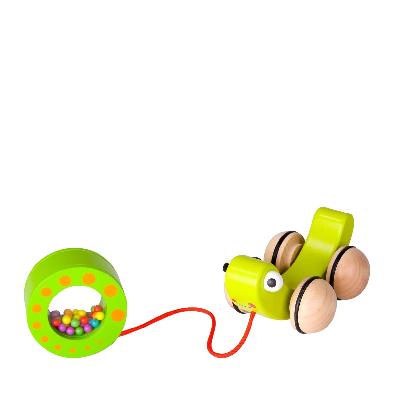 Rolling Snail Pull Toy and Rattle