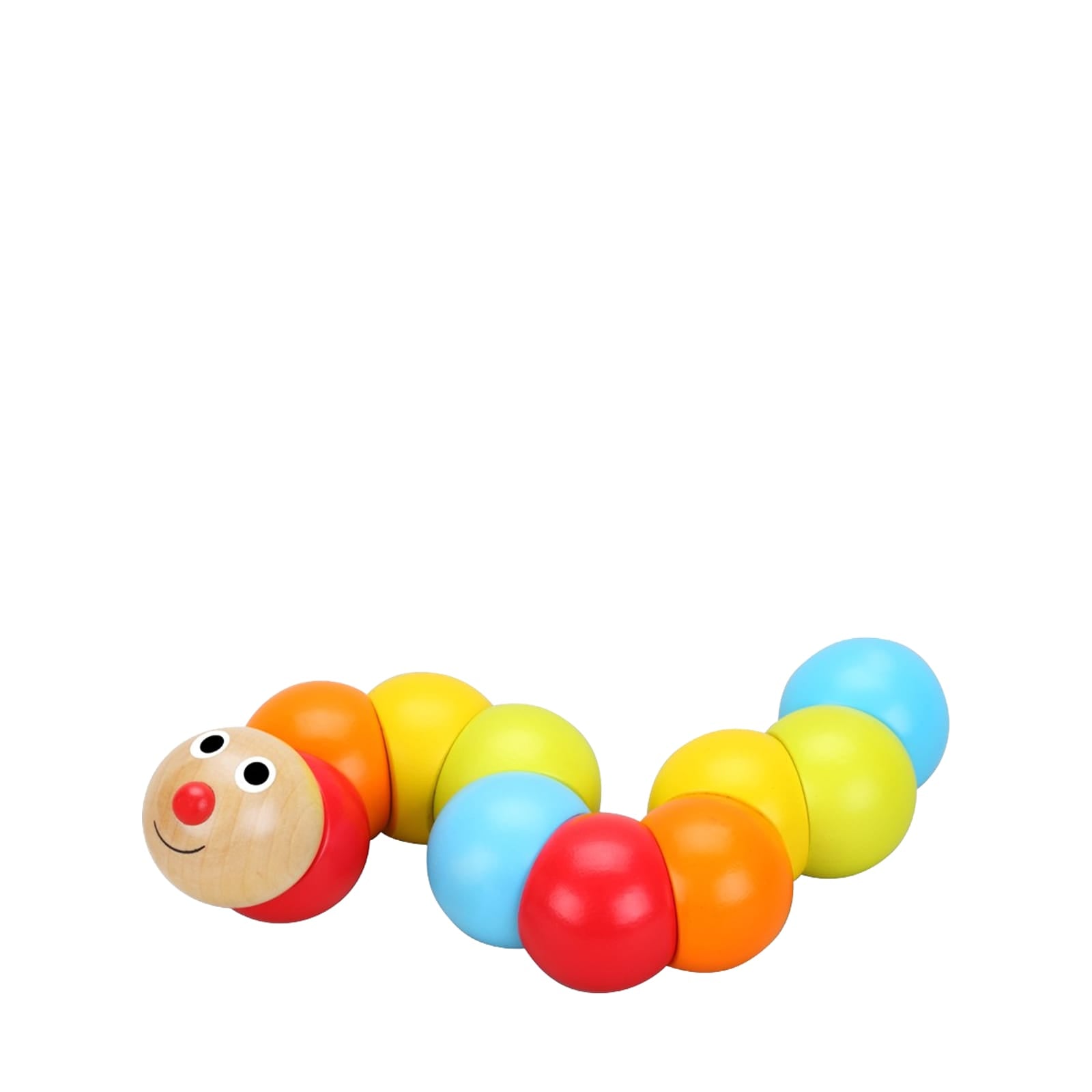 Wooden Twisty Coloured Caterpillar