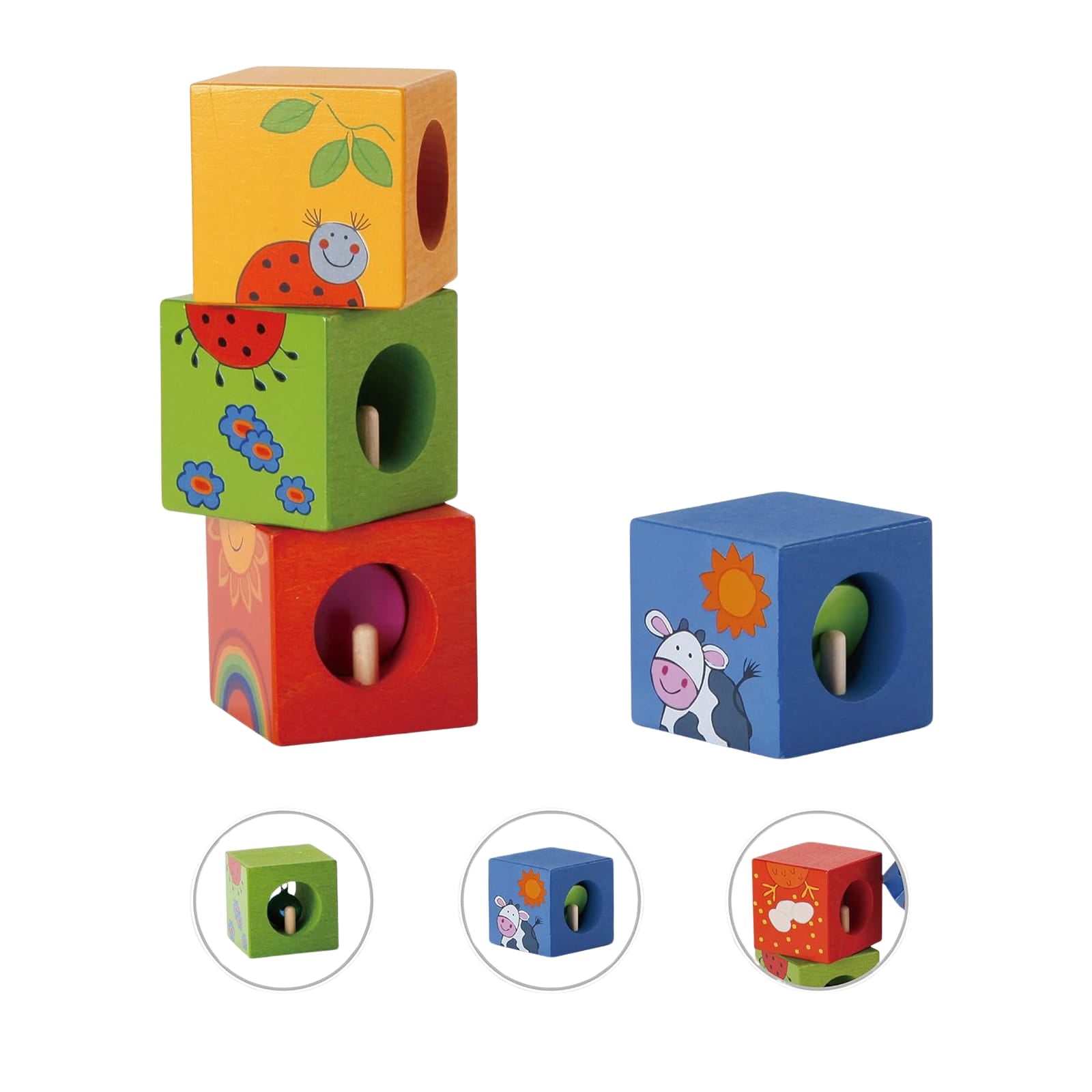 Animal Discovery Cubes Puzzle