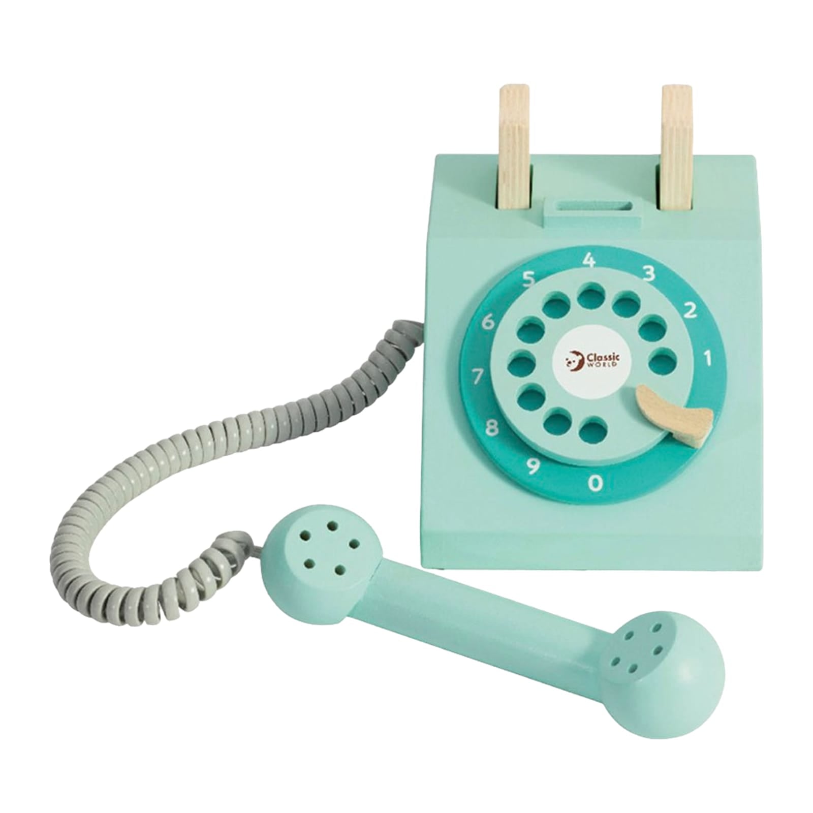 Wooden Play Telephone with Coins