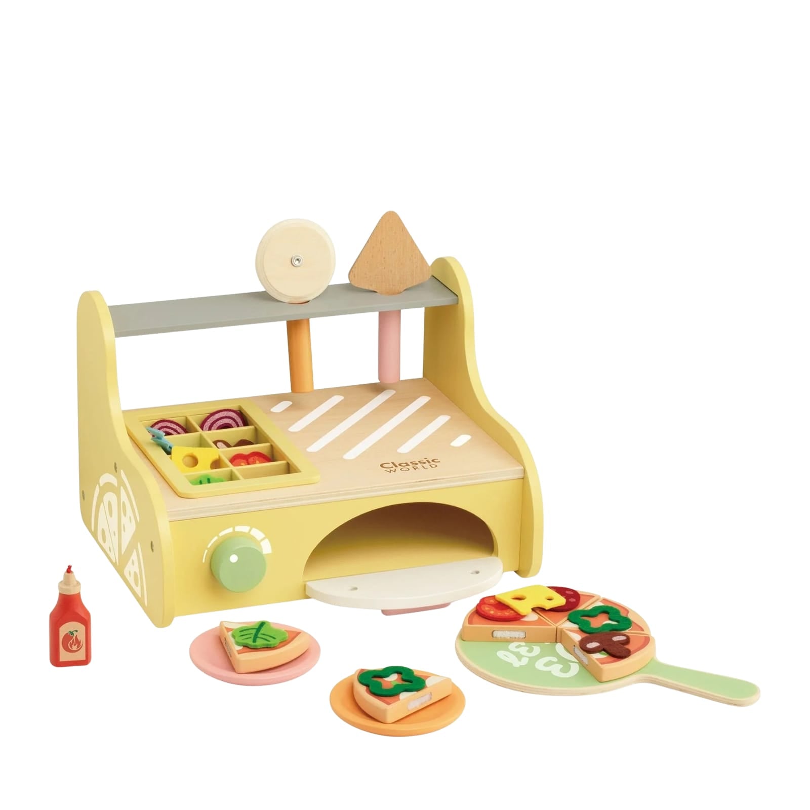 Wooden Pizza Oven Play Set