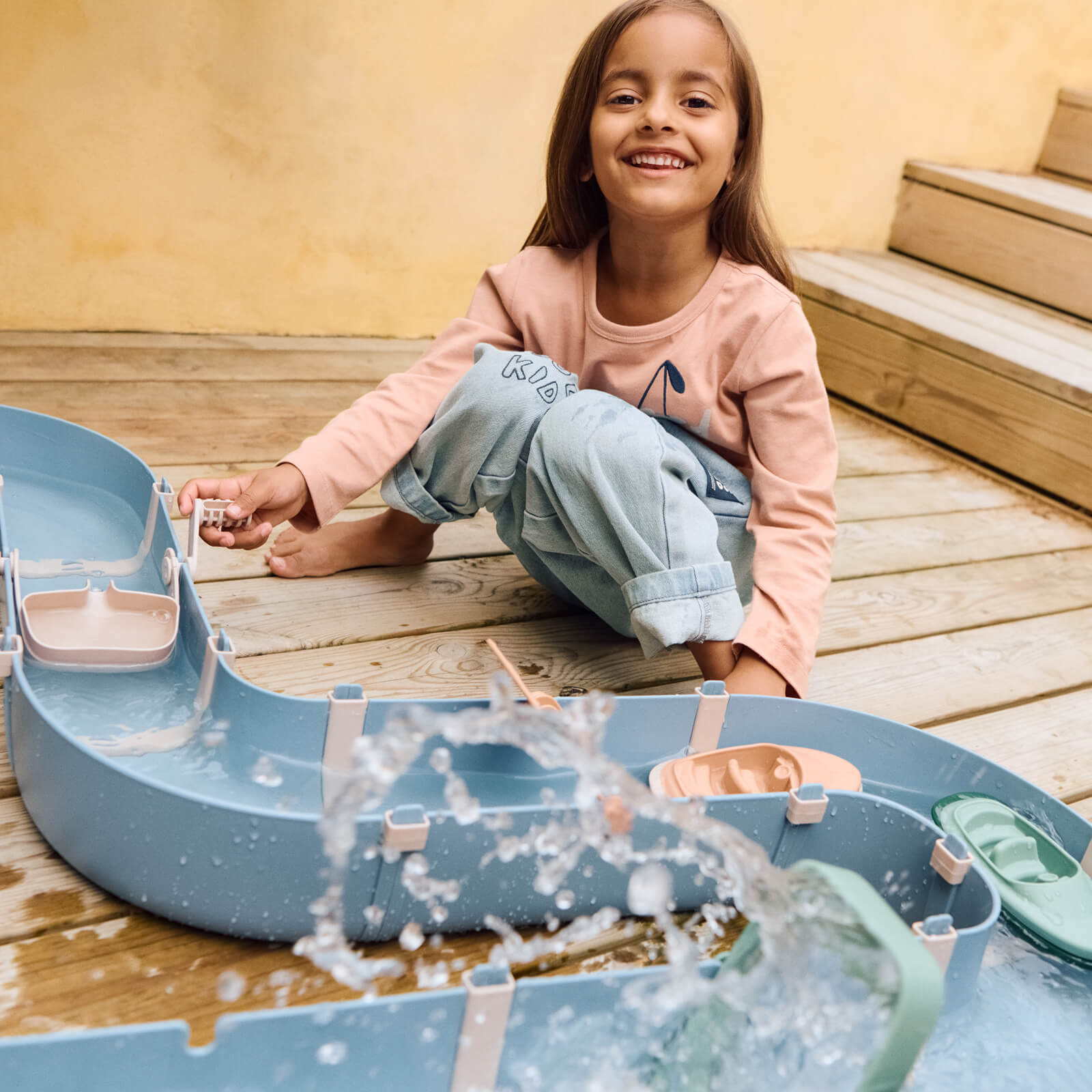 Cassian Waterway - Beach Blue Multi Mix
