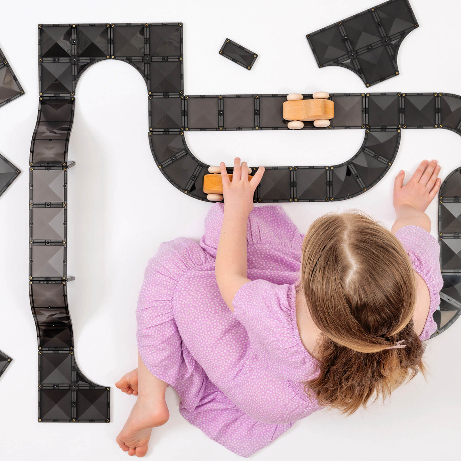 Magnetic Tiles Roads Creative Pack - 48 Pieces