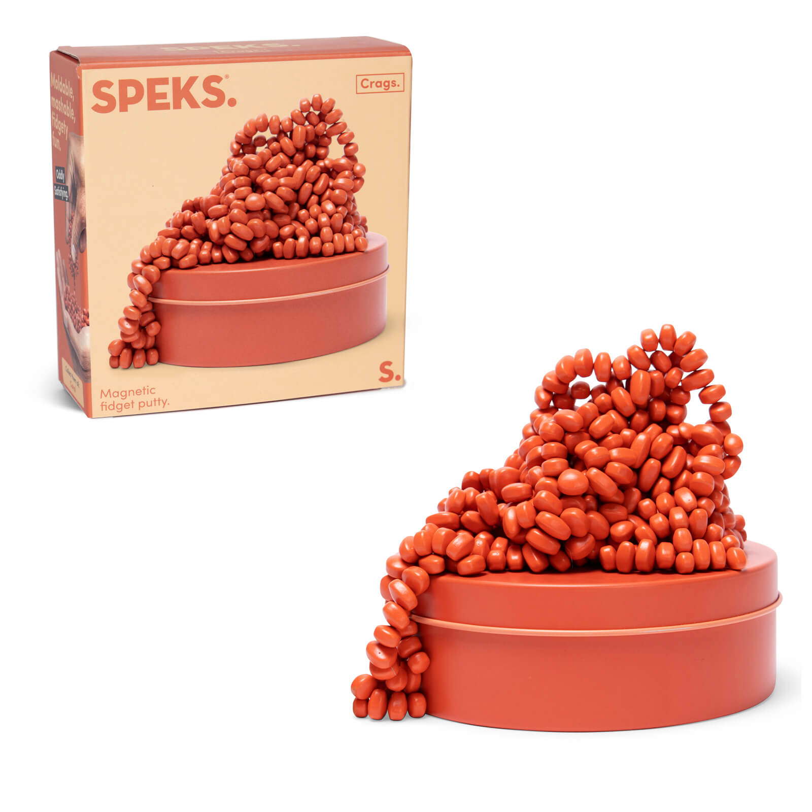 Crags Medium Magnetic Putty - Coral