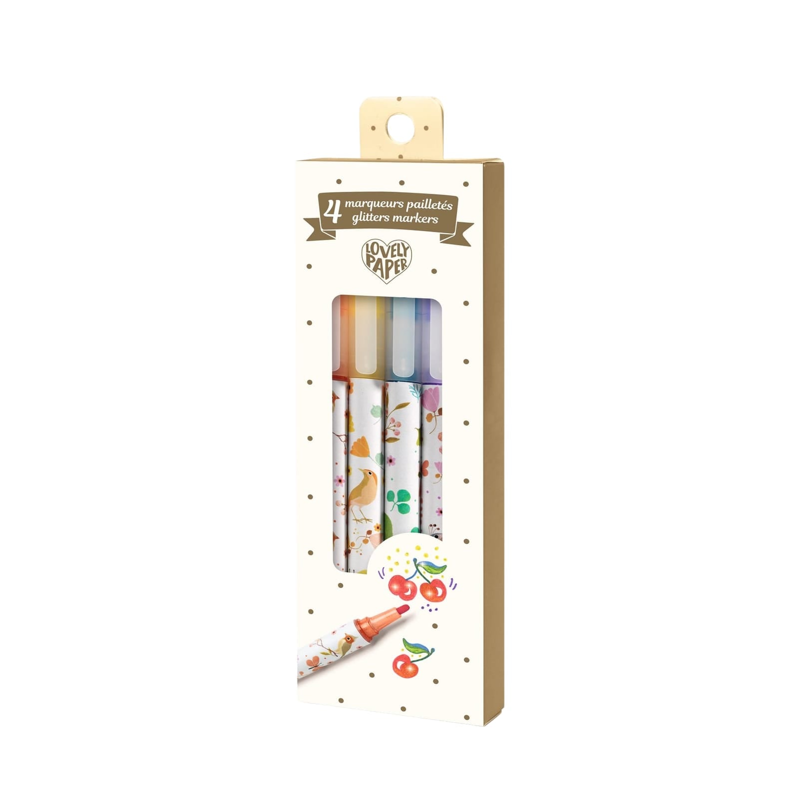 4 Glitter Markers