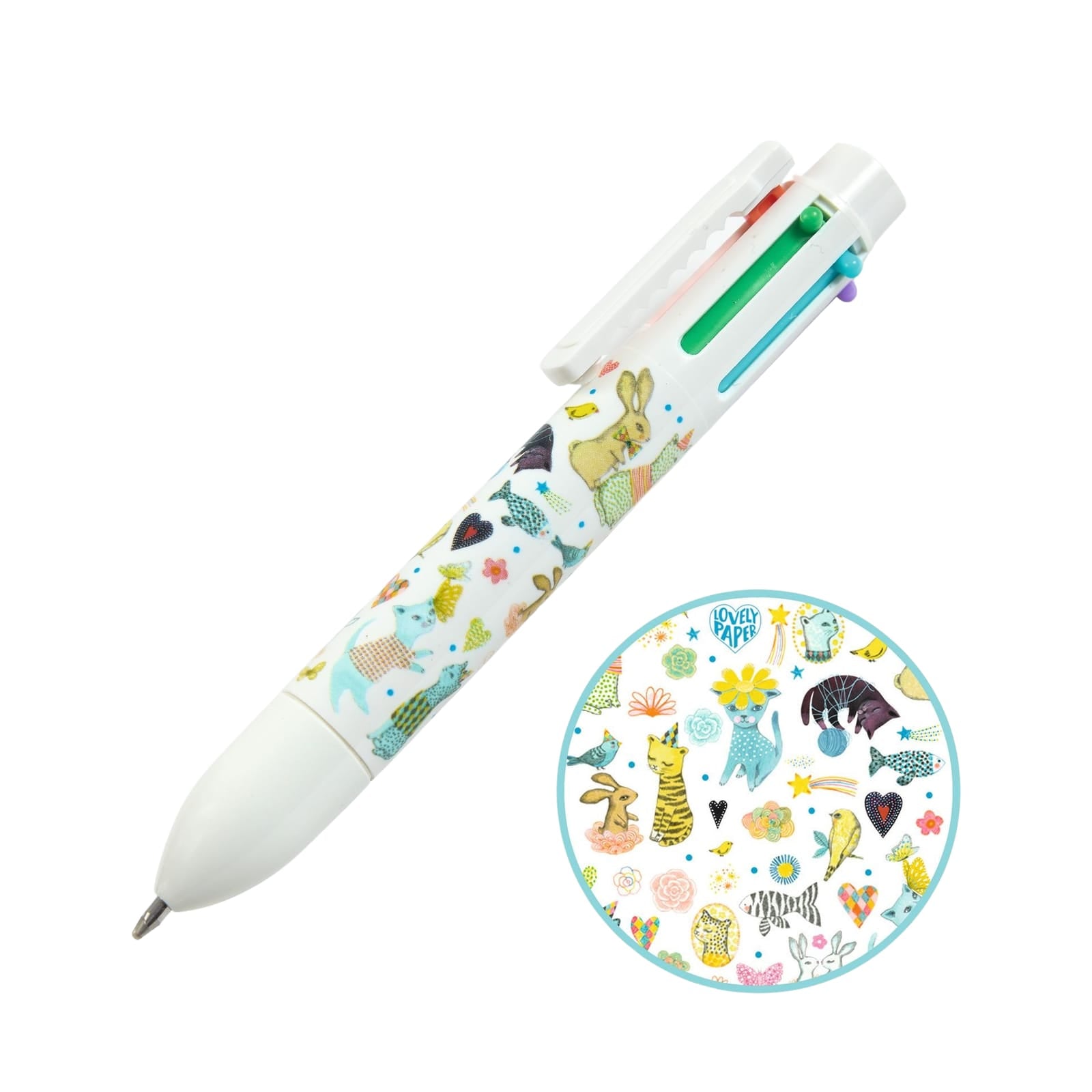 Rainbow 6 Colour Pen - Elodie