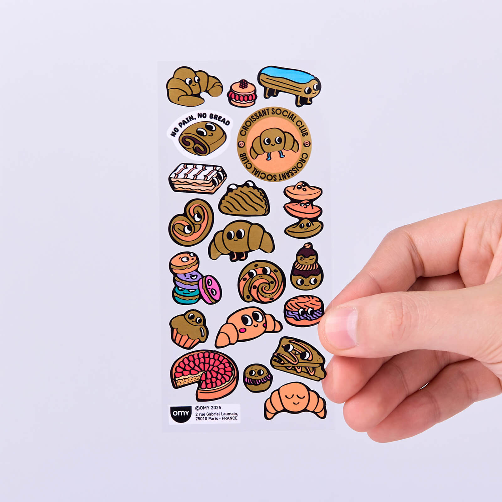 Stickers Iconic - Croissant Leon