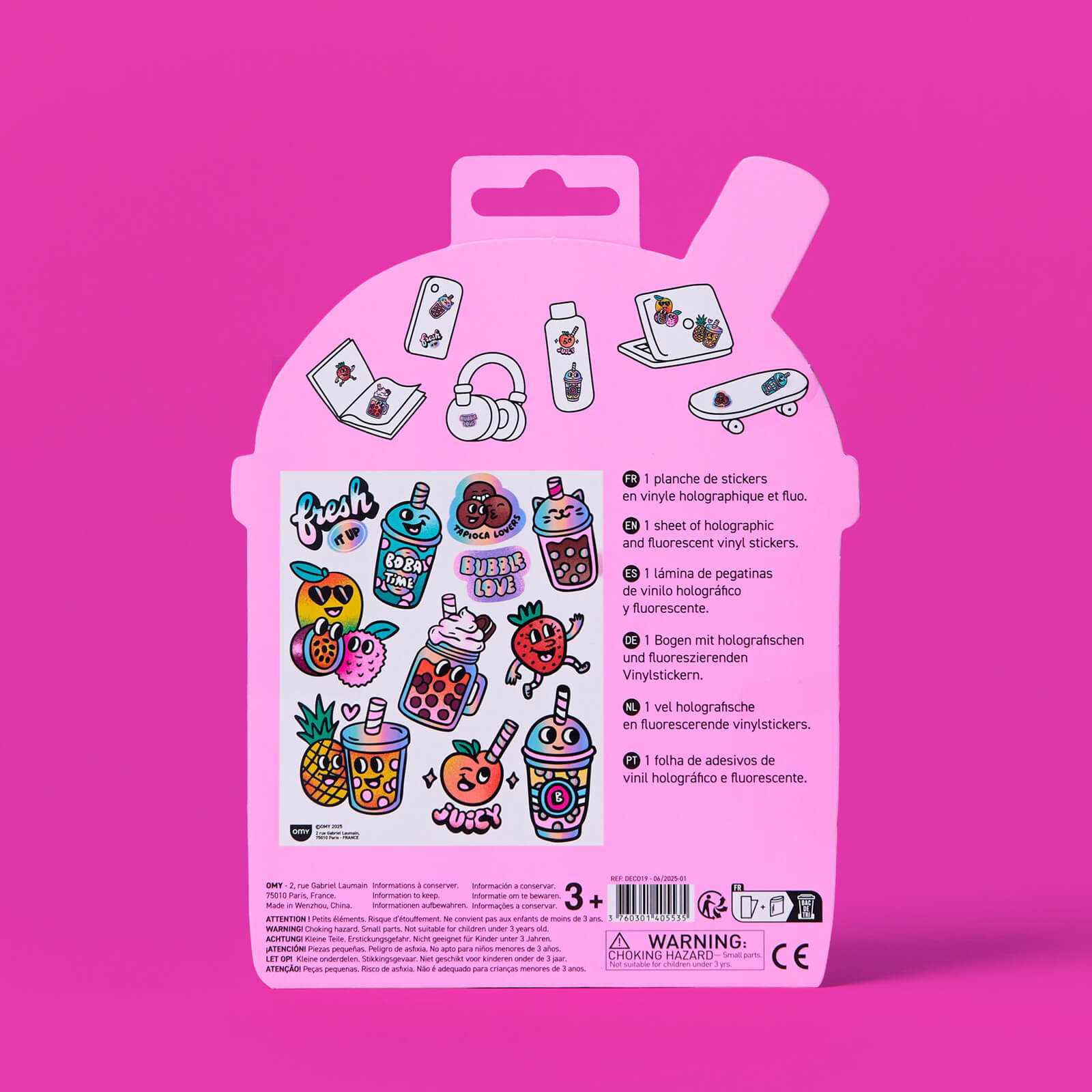 Stickers Big - Bubble Tea