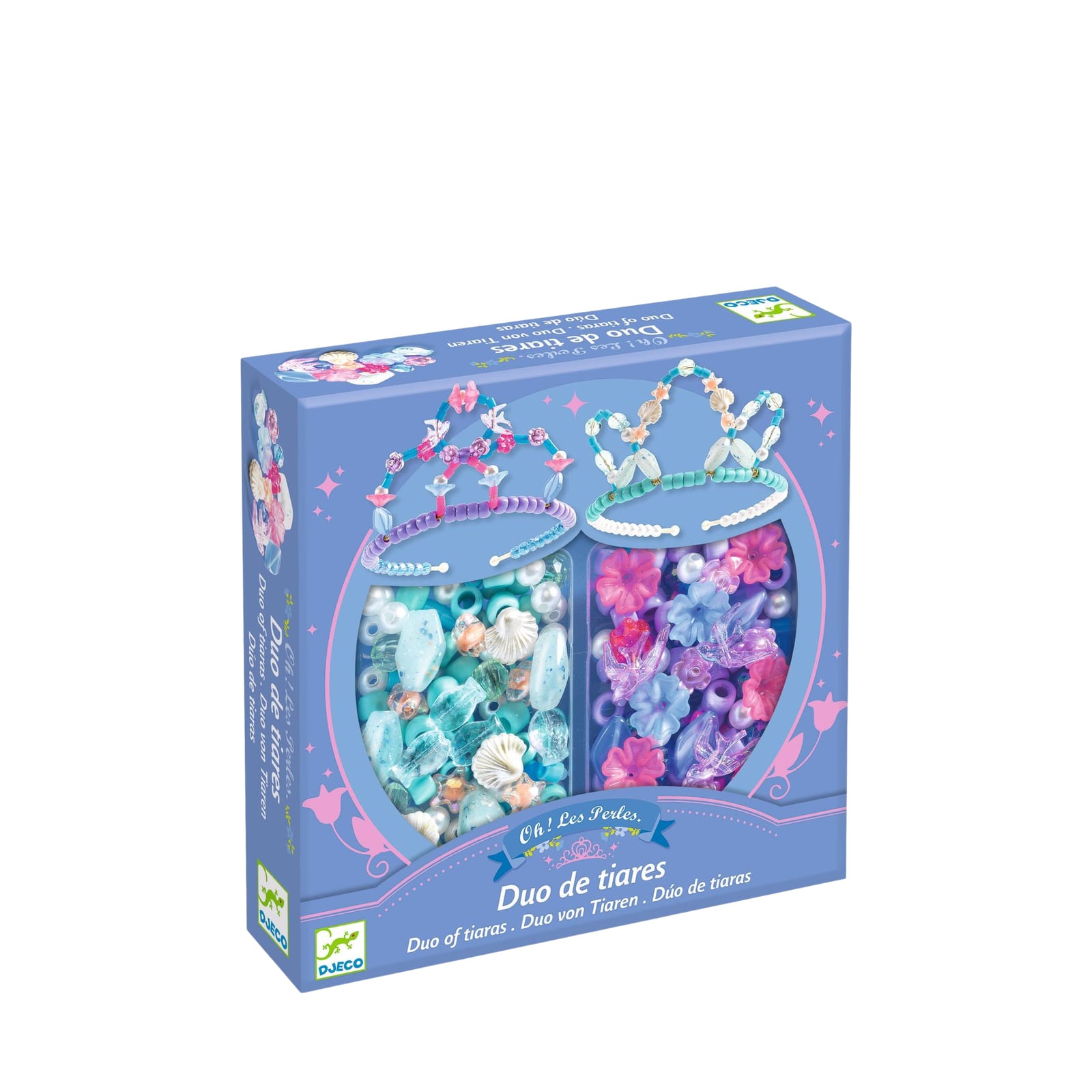2 Bead Tiaras Craft Set - Blue