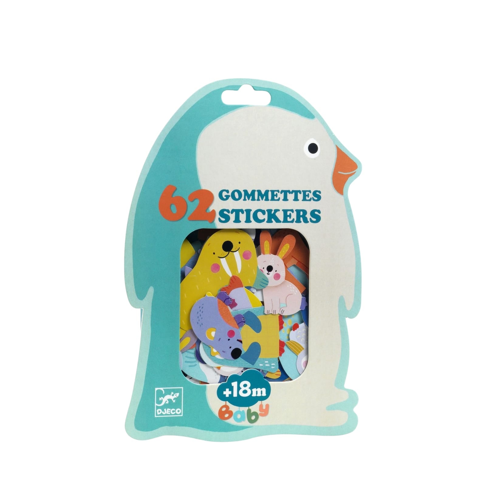62 Repositionable Stickers - Ice Field Animals