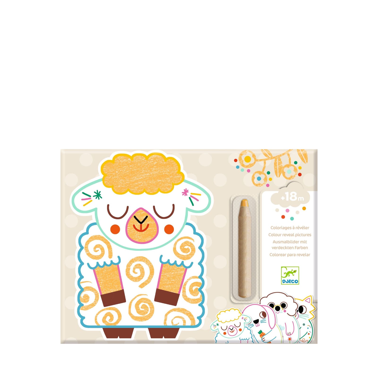 Colouring Craft Set - Domestic Animals