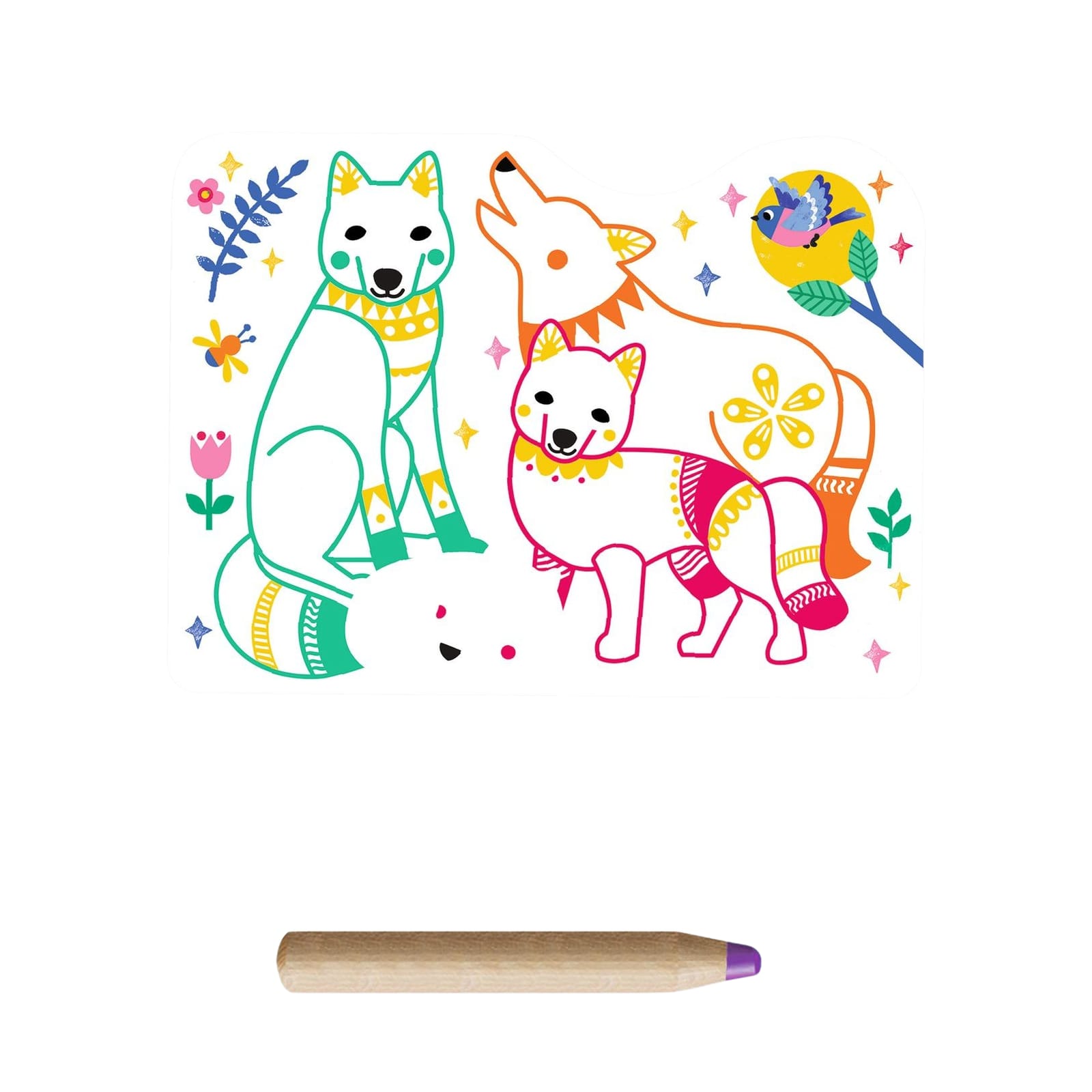 Colouring Craft Set - Forest Families