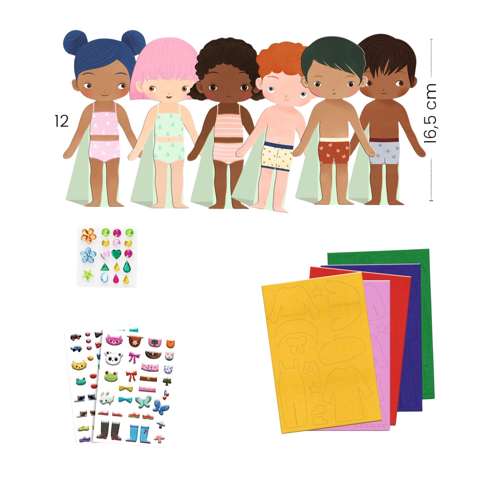 Felt Collage Craft Set - Dress Up