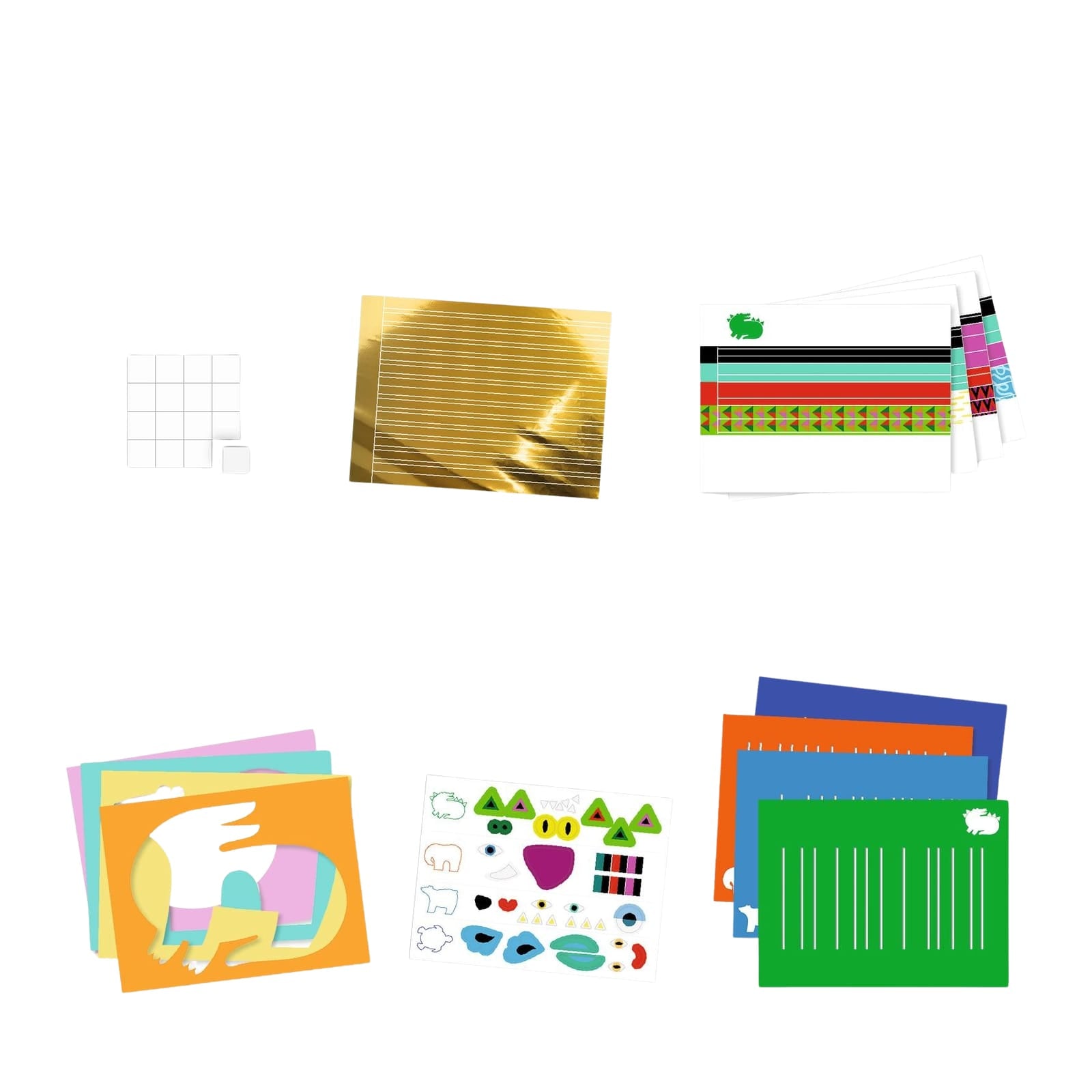 Paper Collage Craft Set - In Front and Behind