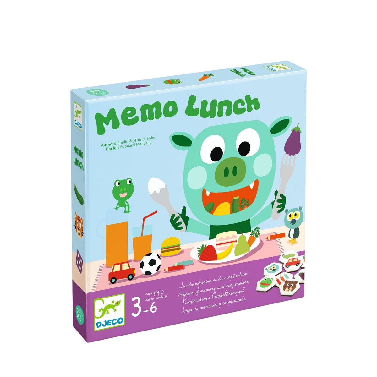 Djeco Memory Game - Memo Lunch