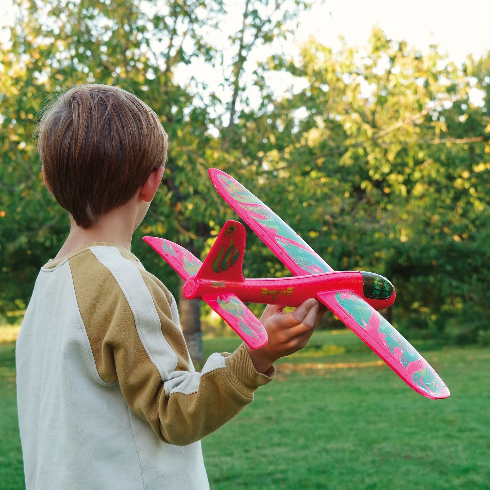 Large Foam Plane - Fire Decals