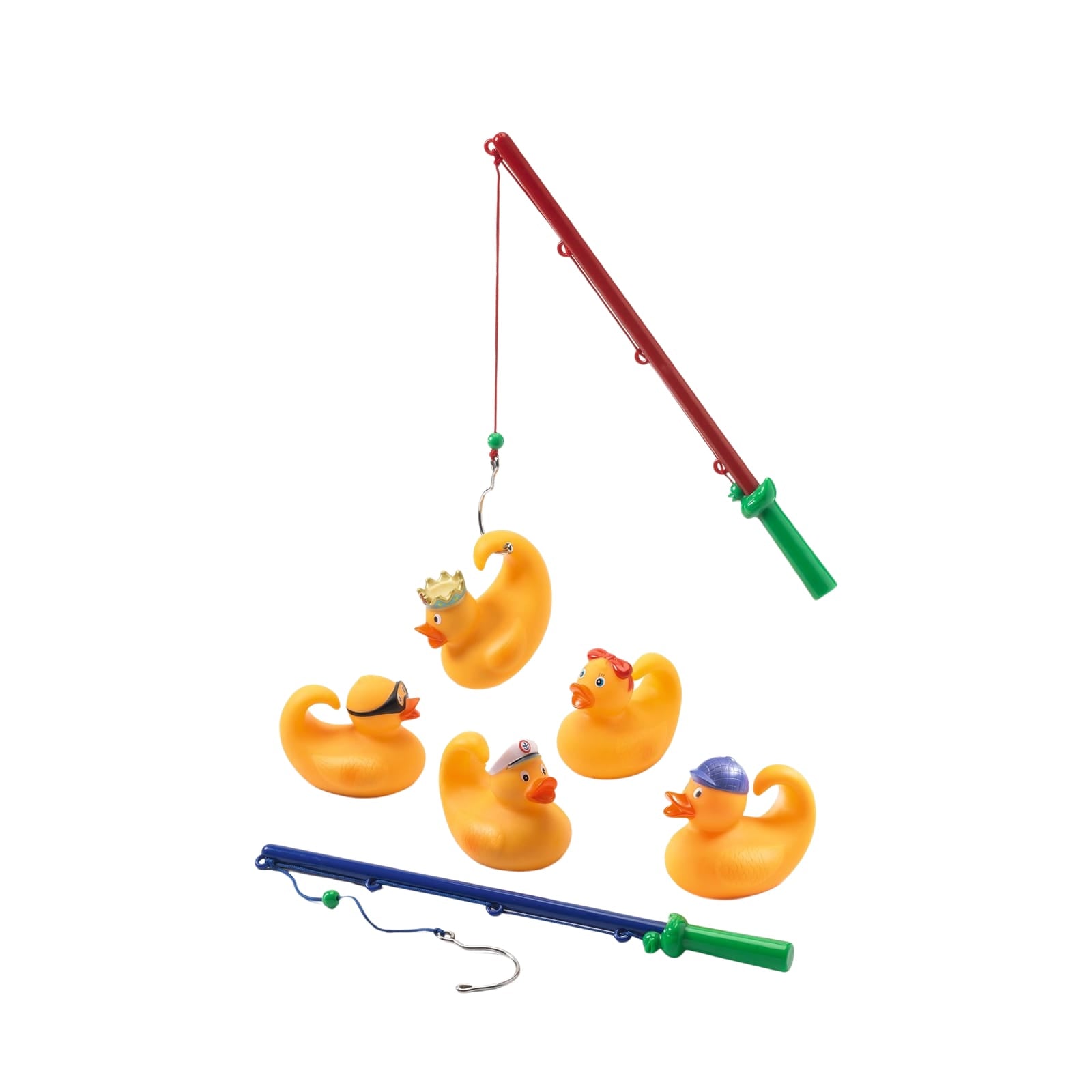 Fishing Ducks - Yellow