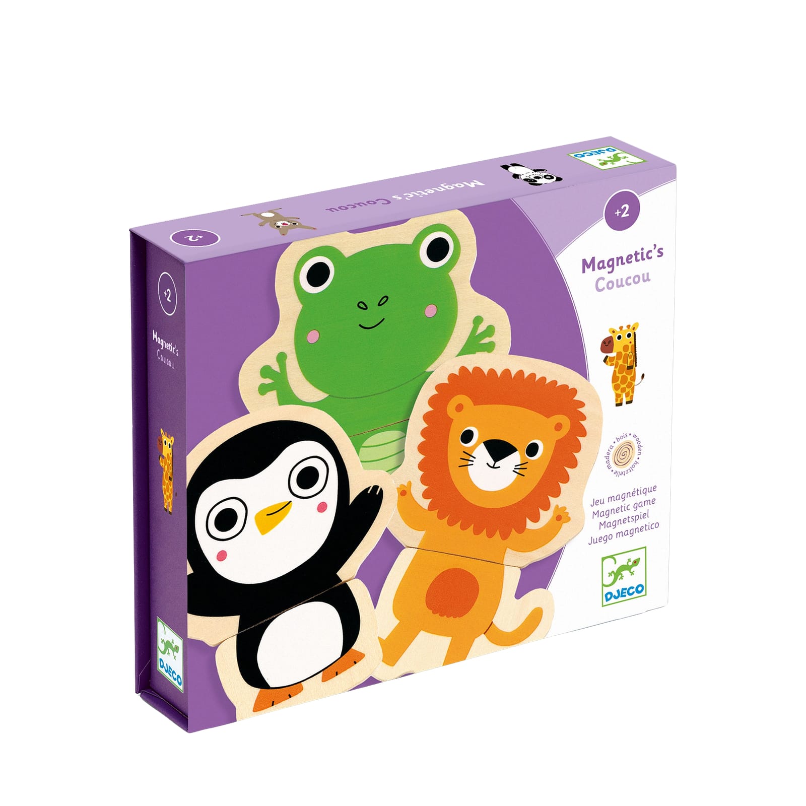 24 Magnetic Pieces - Jungle Babies