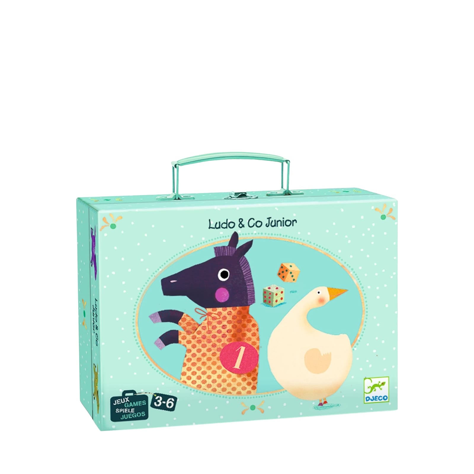 Ludo Plus Snakes and Ladders In Suitcase